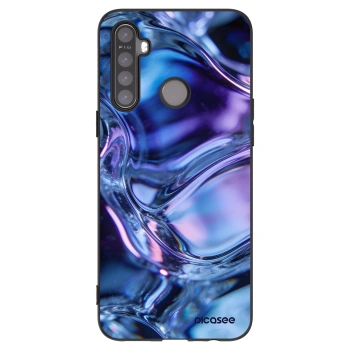 Picasee Μαύρη θήκη σιλικόνης για Realme 6i - Iris liquid