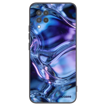 Picasee Μαύρη θήκη σιλικόνης για Samsung Galaxy A42 A426B - Iris liquid
