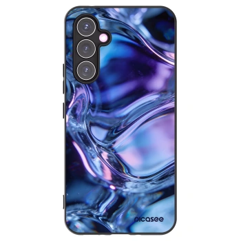 Picasee Μαύρη θήκη σιλικόνης για Samsung Galaxy A54 5G A546B - Iris liquid