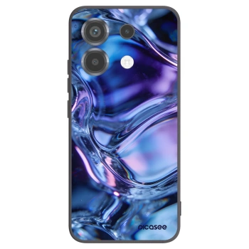 Picasee Μαύρη θήκη σιλικόνης για Xiaomi Poco X6 - Iris liquid