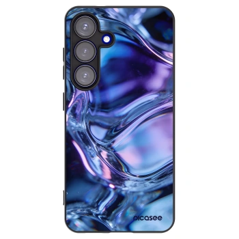 Picasee Μαύρη θήκη σιλικόνης για Samsung Galaxy S25 5G - Iris liquid