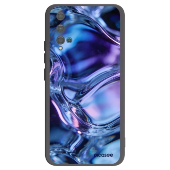 Picasee Μαύρη θήκη σιλικόνης για Huawei Nova 5T - Iris liquid
