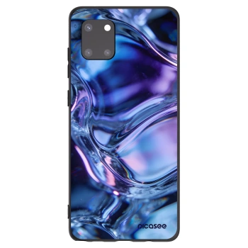Picasee Μαύρη θήκη σιλικόνης για Samsung Galaxy Note 10 Lite N770F - Iris liquid