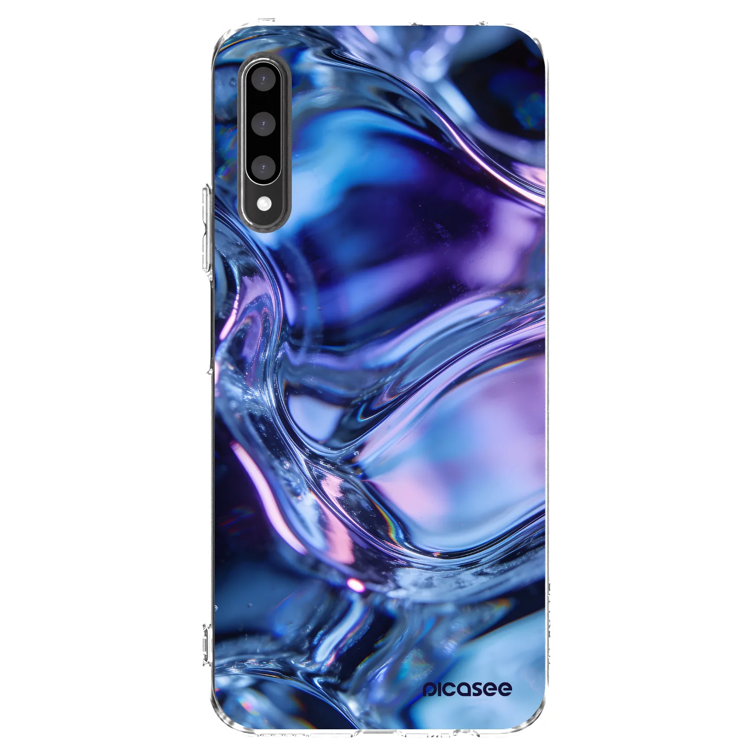 Picasee διαφανής θήκη σιλικόνης Honor 9X Pro - Iris liquid
