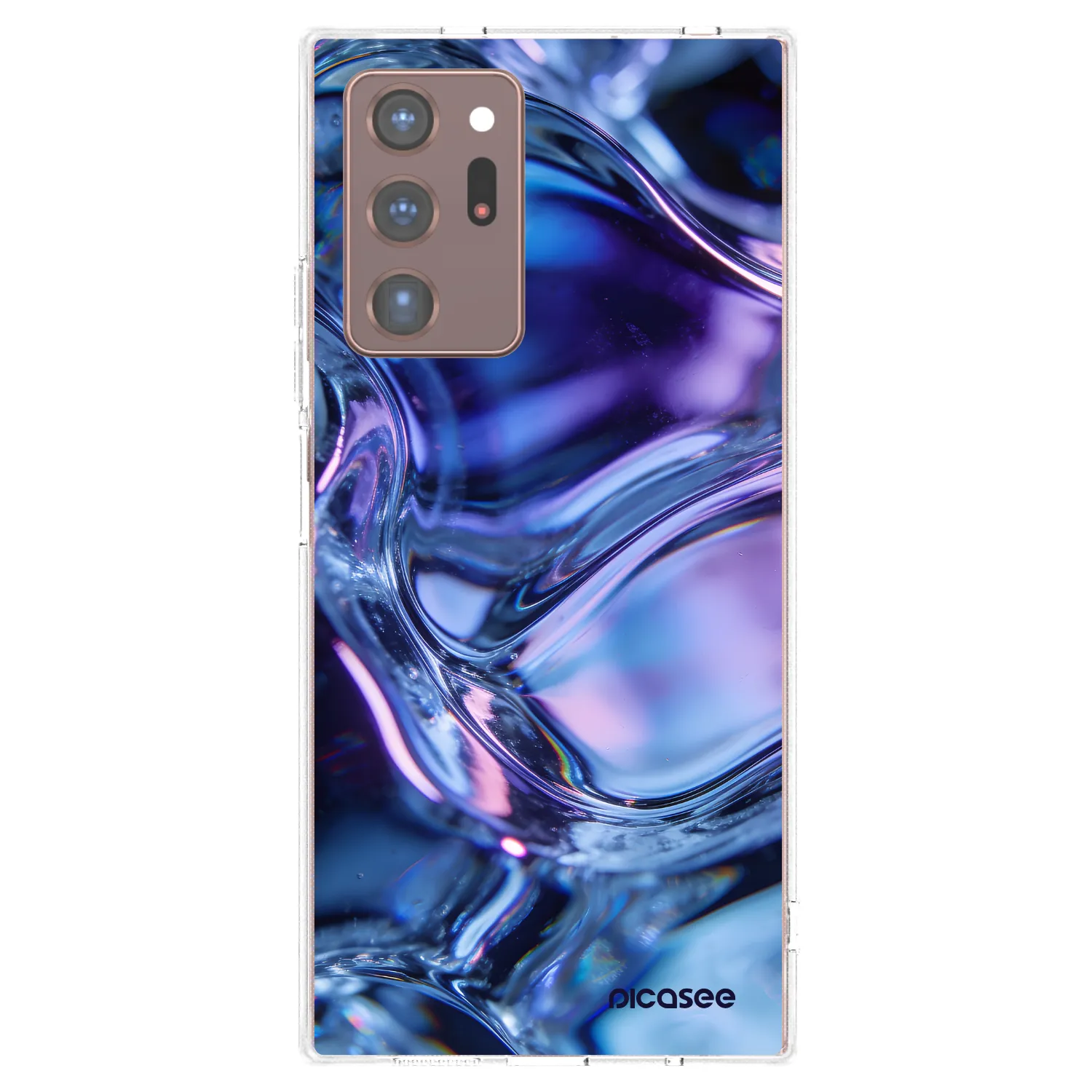 Picasee διαφανής θήκη σιλικόνης Samsung Galaxy Note 20 Ultra - Iris liquid
