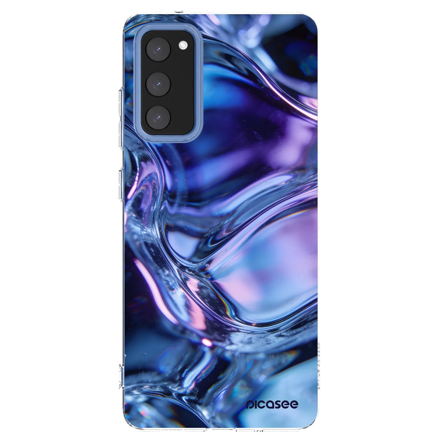 Picasee διαφανής θήκη σιλικόνης Samsung Galaxy S20 FE - Iris liquid