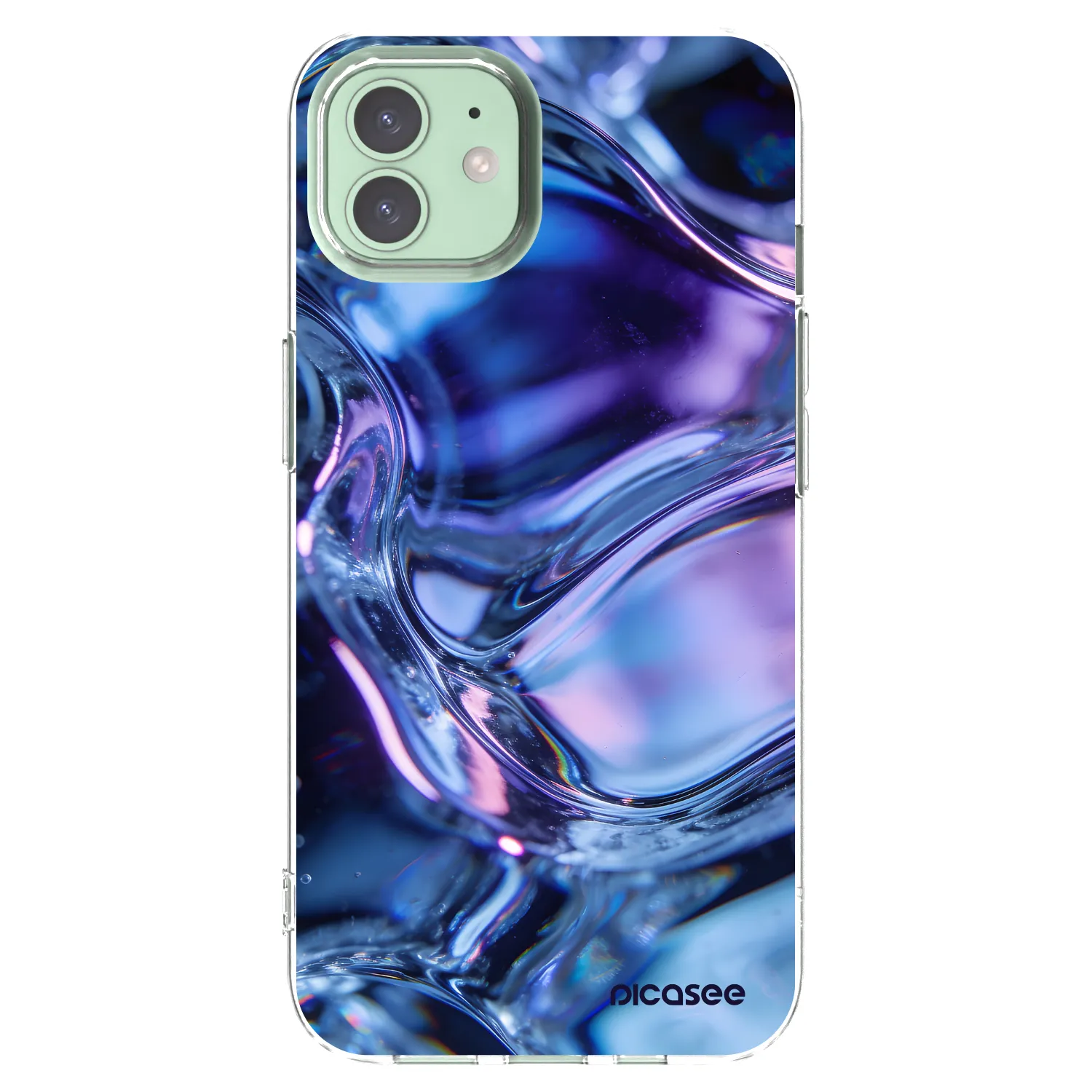 Picasee διαφανής θήκη σιλικόνης Apple iPhone 12 - Iris liquid