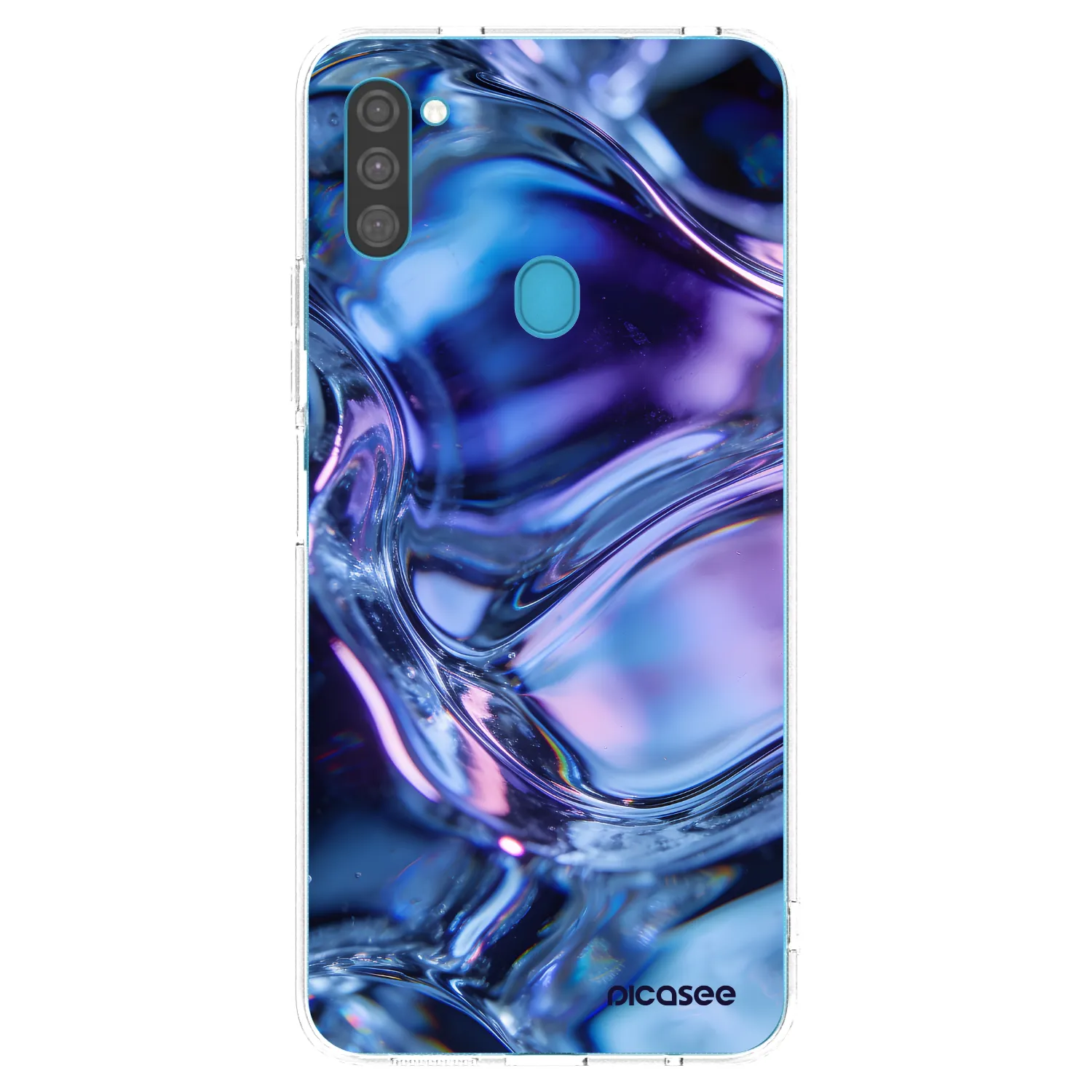 Picasee διαφανής θήκη σιλικόνης Samsung Galaxy M11 - Iris liquid