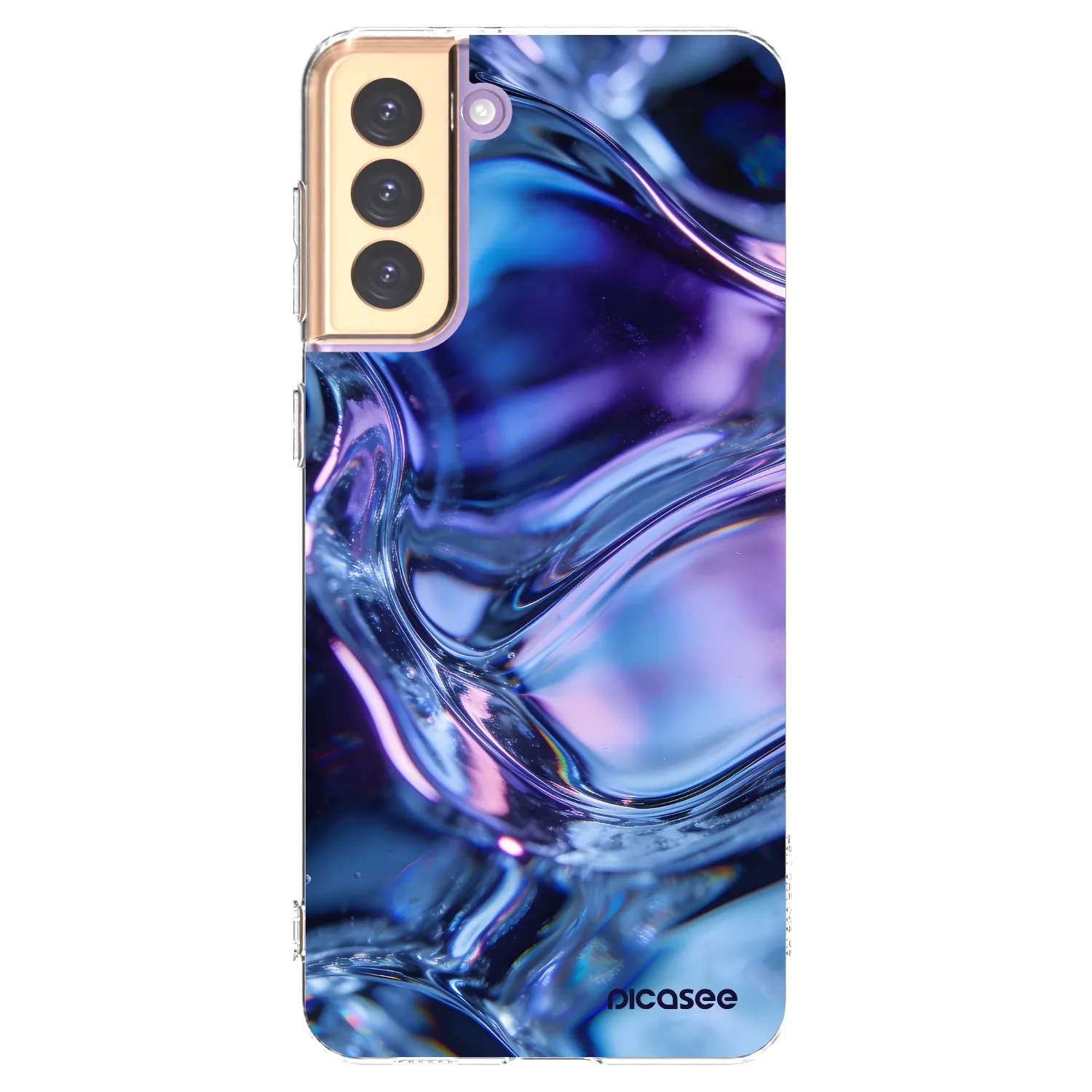 Picasee διαφανής θήκη σιλικόνης Samsung Galaxy S21+ 5G G996F - Iris liquid