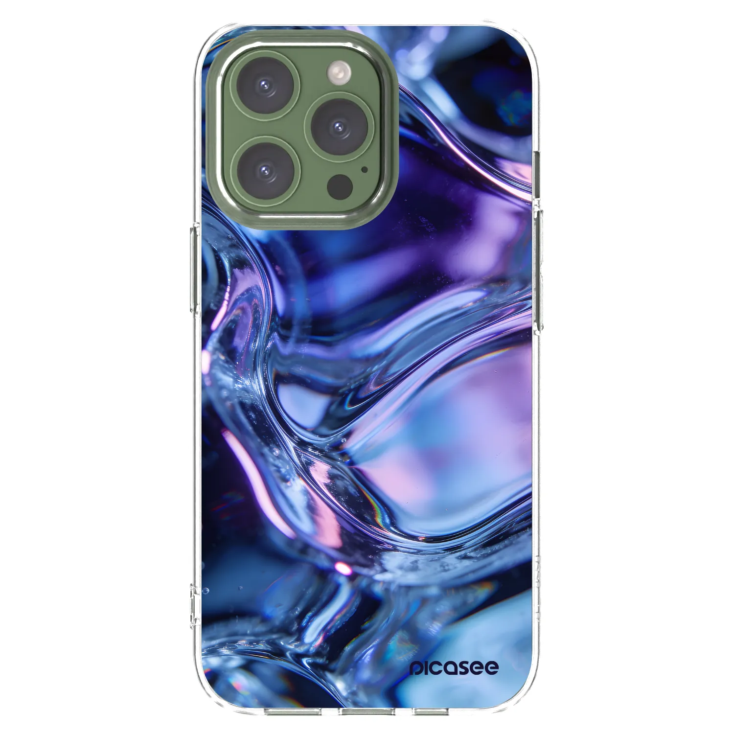Picasee διαφανής θήκη σιλικόνης Apple iPhone 13 Pro - Iris liquid