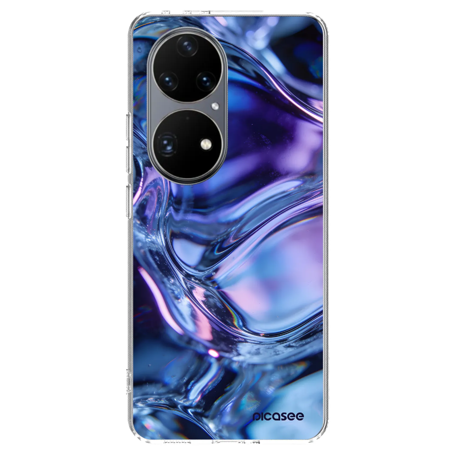 Picasee διαφανής θήκη σιλικόνης Huawei P50 - Iris liquid