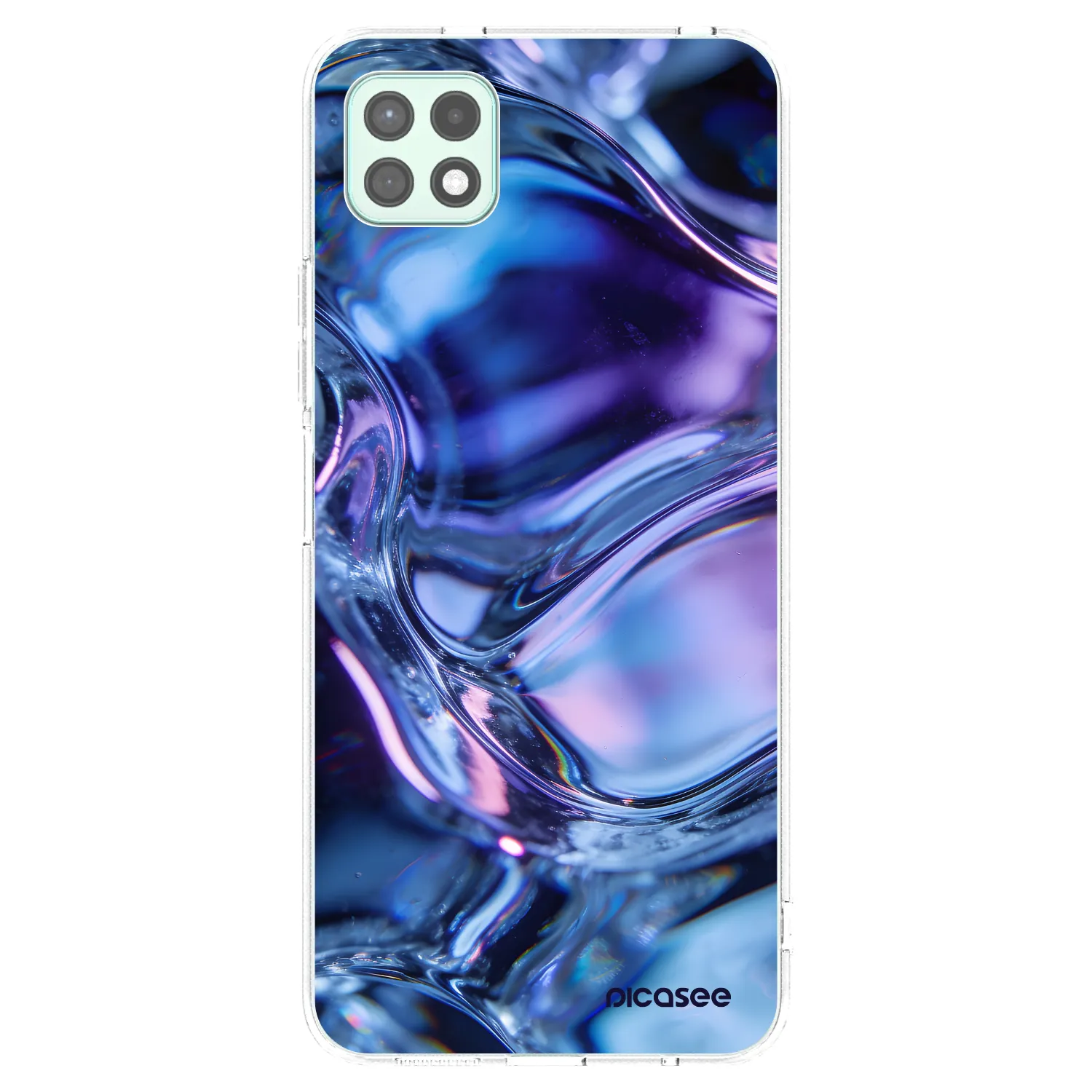 Picasee διαφανής θήκη σιλικόνης Samsung Galaxy A22 A226B 5G - Iris liquid