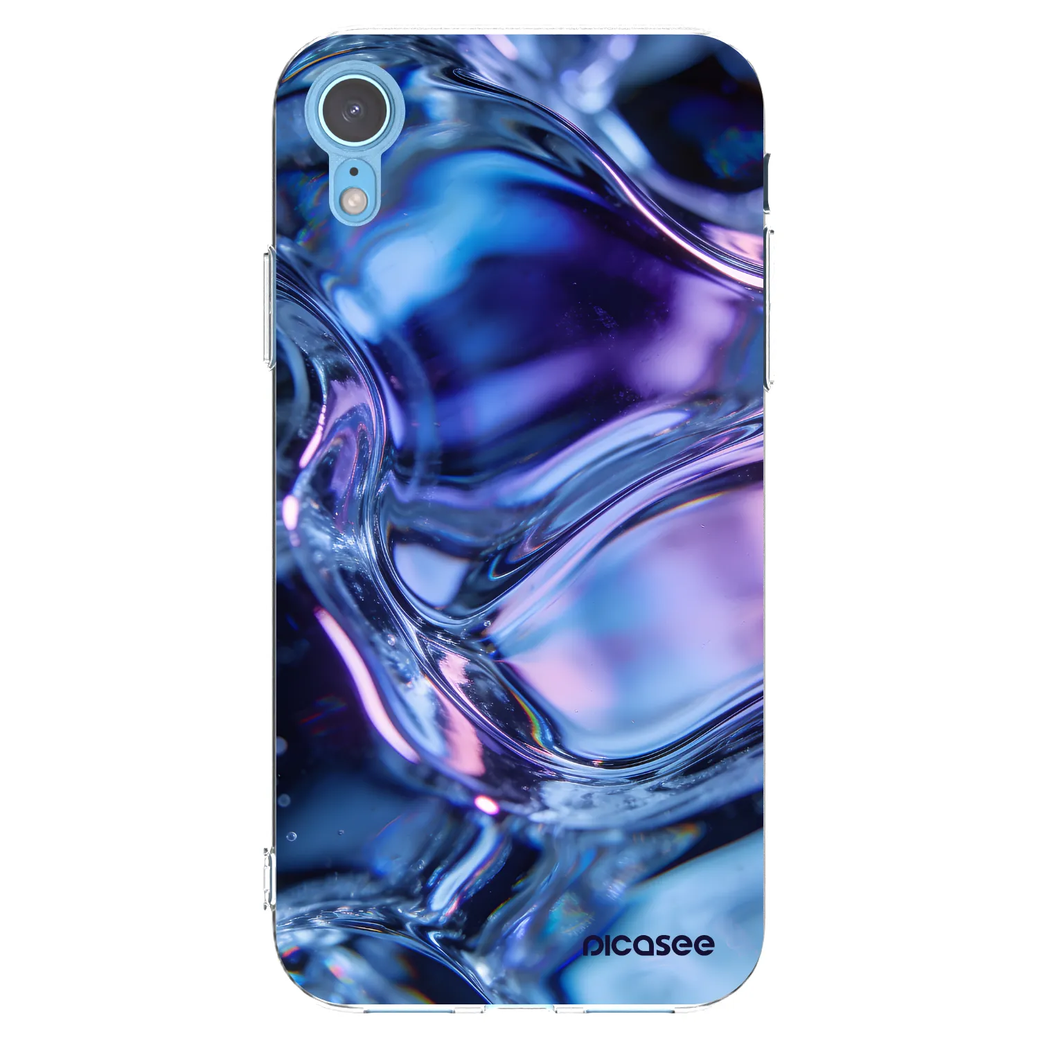 Picasee διαφανής θήκη σιλικόνης Apple iPhone XR - Iris liquid