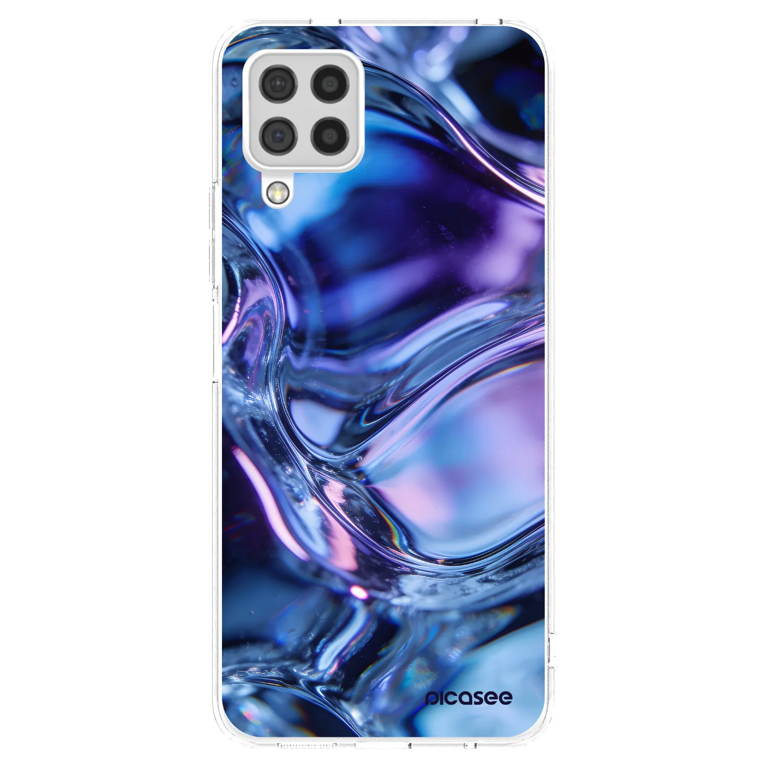 Picasee διαφανής θήκη σιλικόνης Samsung Galaxy A22 A225F 4G - Iris liquid