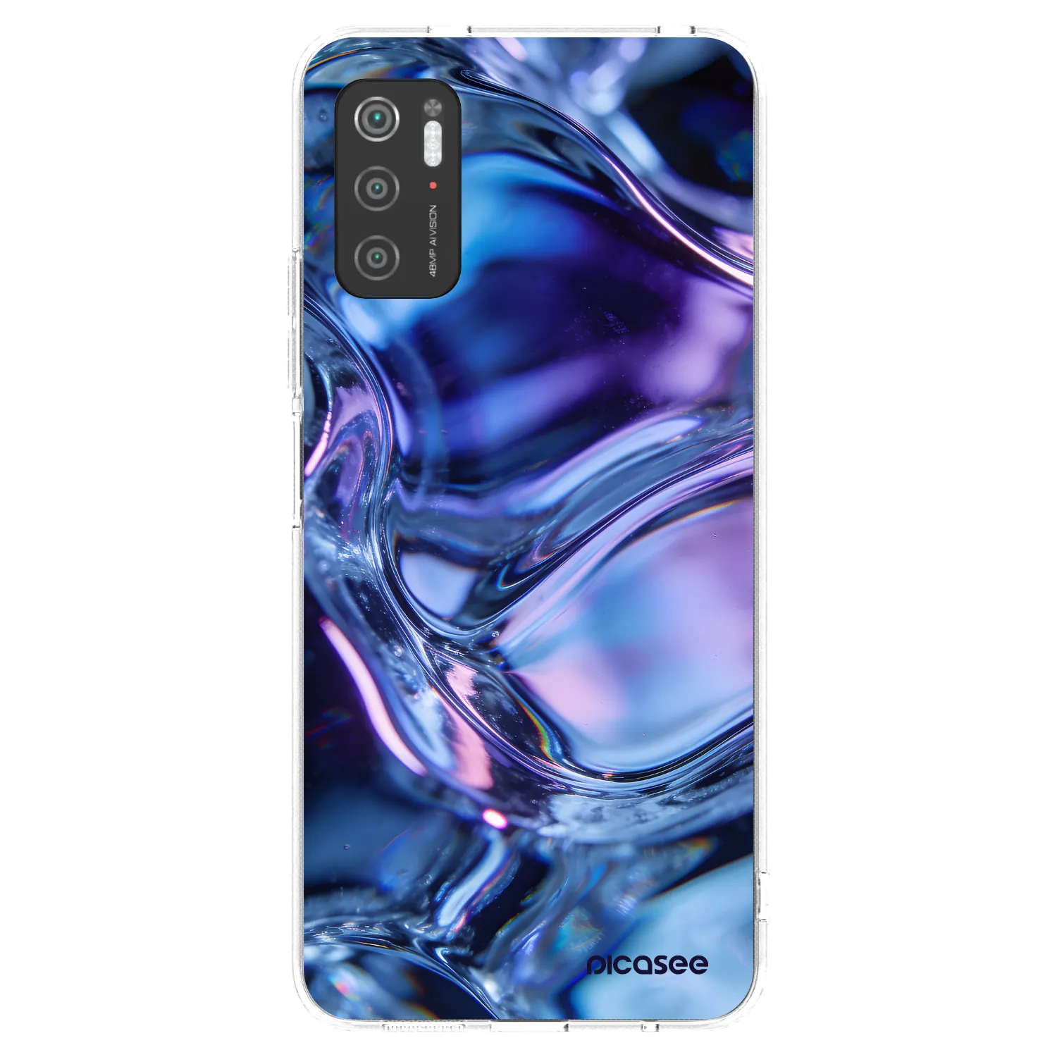Picasee διαφανής θήκη σιλικόνης Xiaomi Poco M3 Pro 5G - Iris liquid