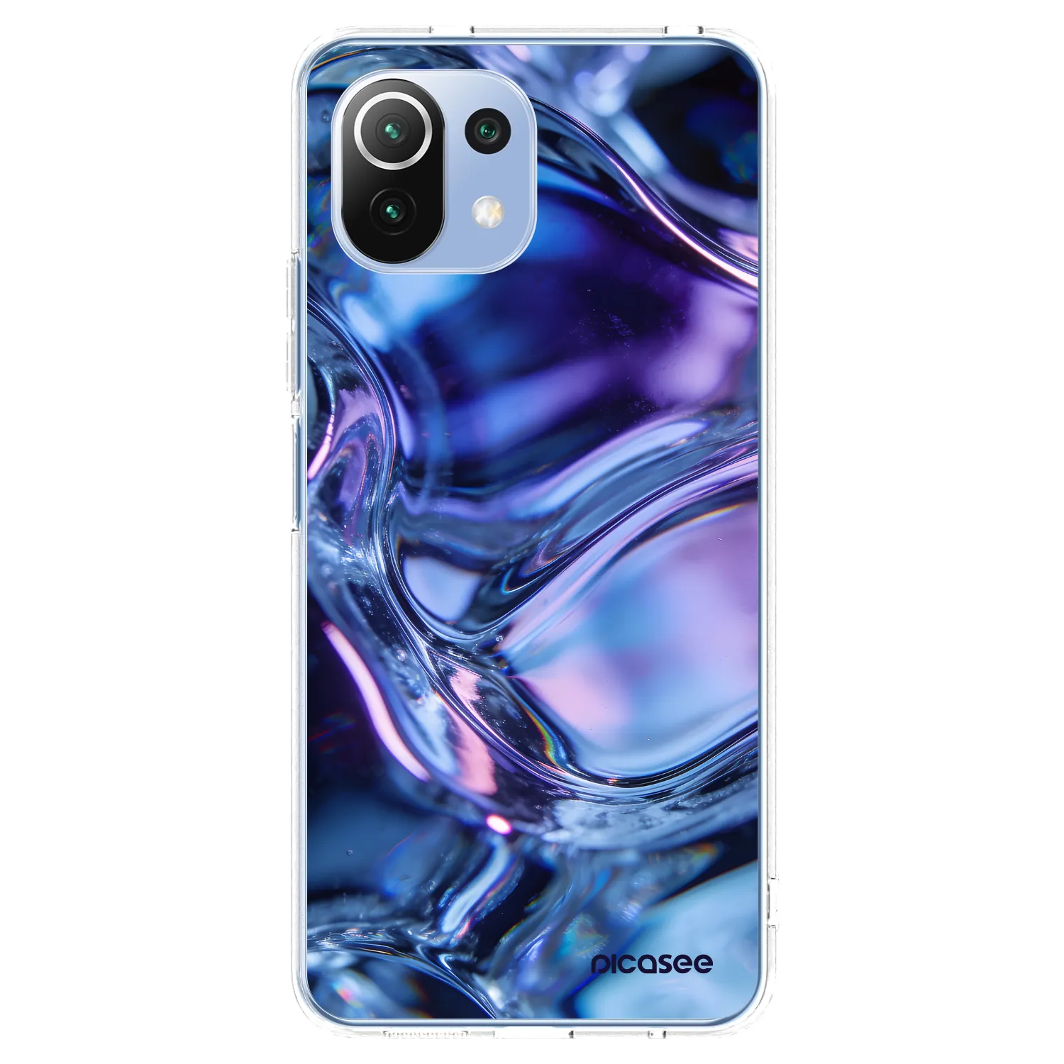 Picasee διαφανής θήκη σιλικόνης Xiaomi 11 Lite 5G NE - Iris liquid
