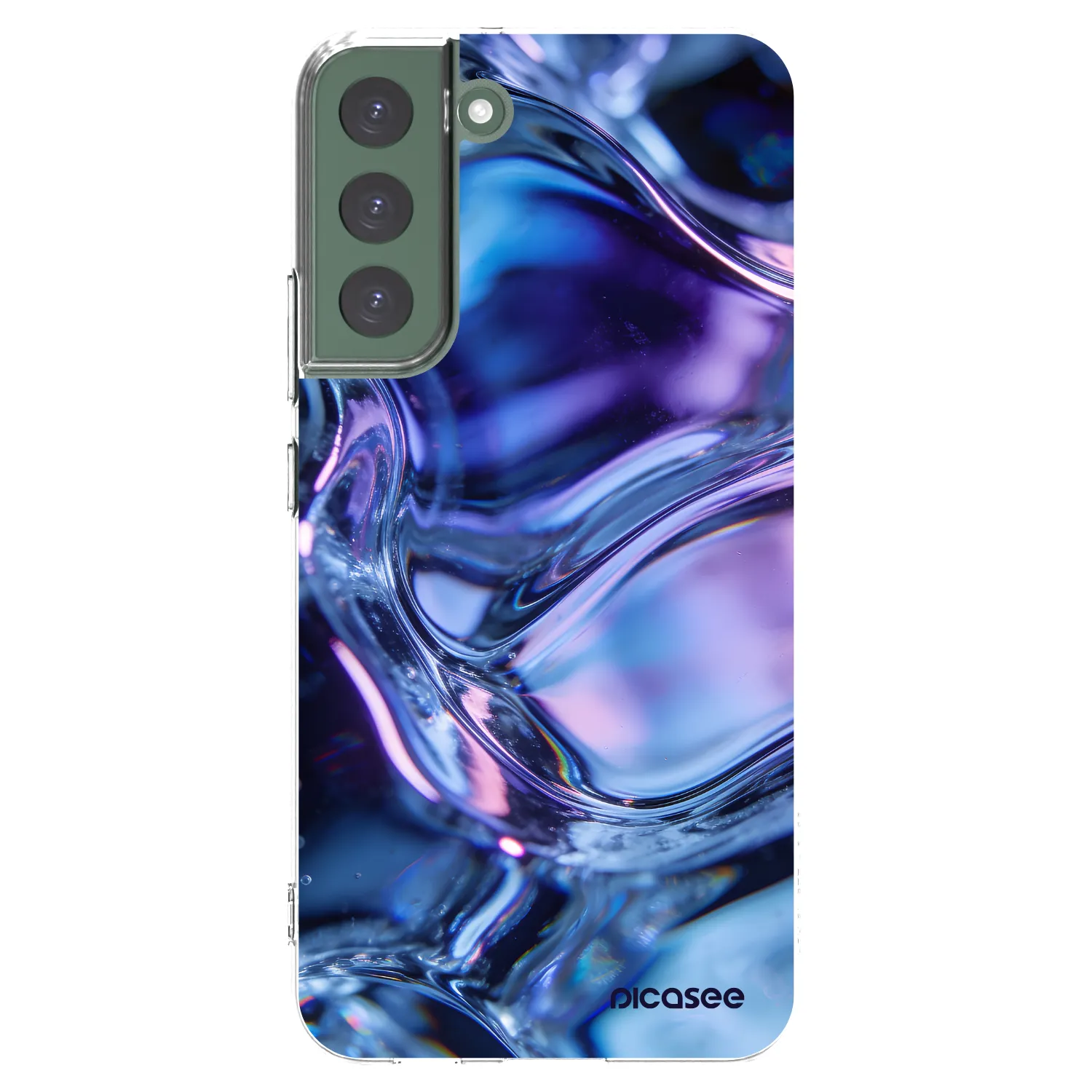 Picasee διαφανής θήκη σιλικόνης Samsung Galaxy S22+ 5G - Iris liquid