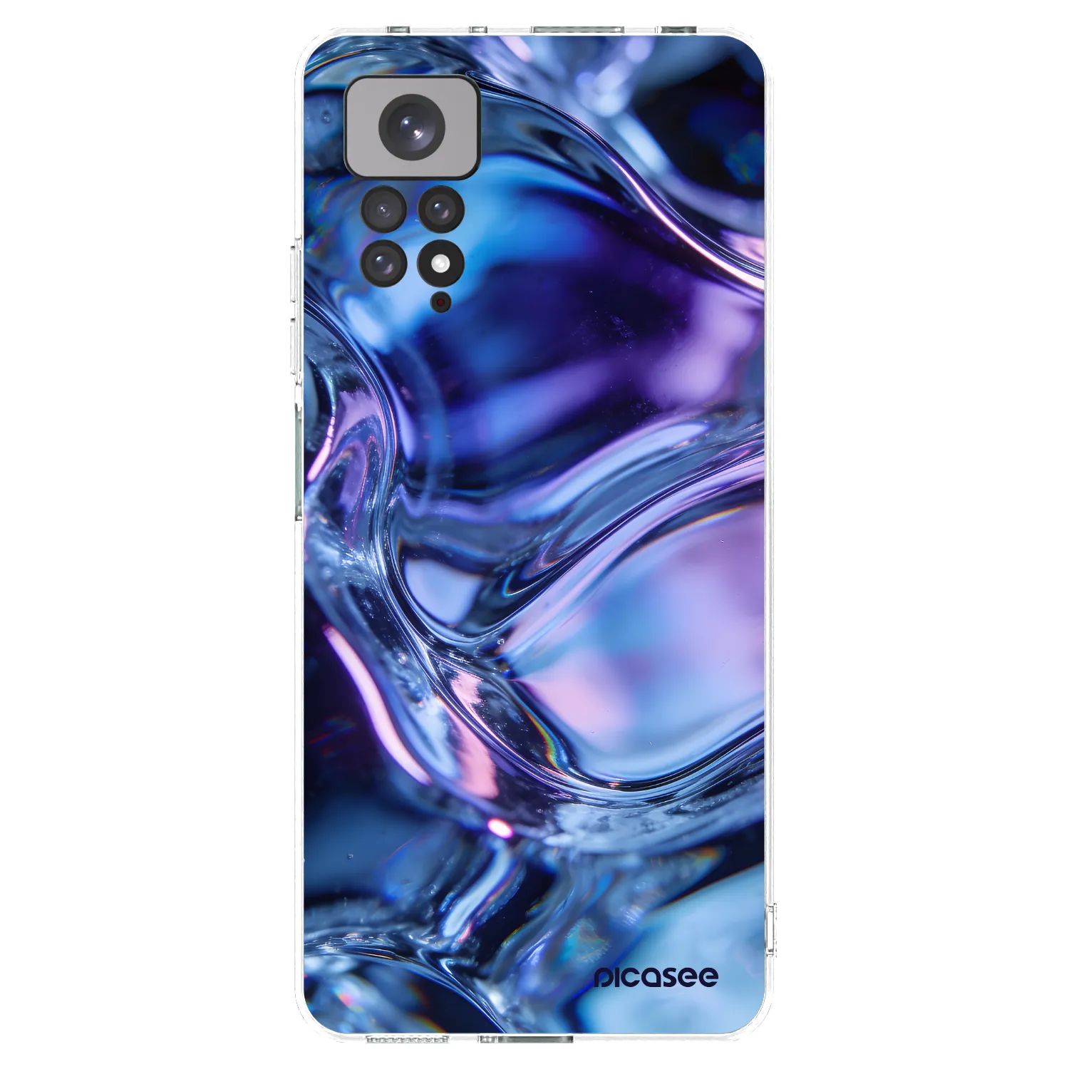 Picasee διαφανής θήκη σιλικόνης Xiaomi Redmi Note 11S 4G - Iris liquid