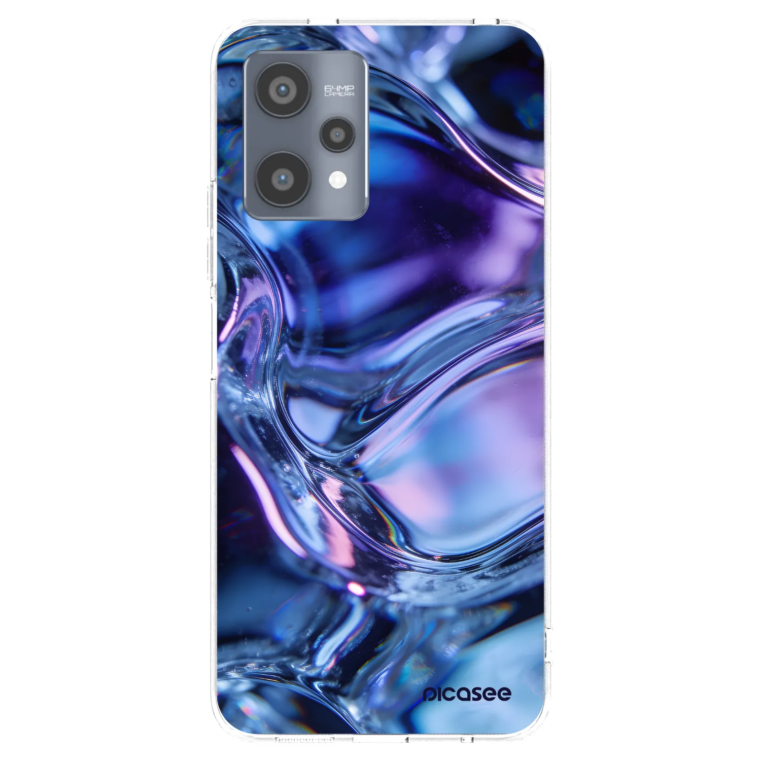 Picasee διαφανής θήκη σιλικόνης Realme 9 Pro 5G - Iris liquid