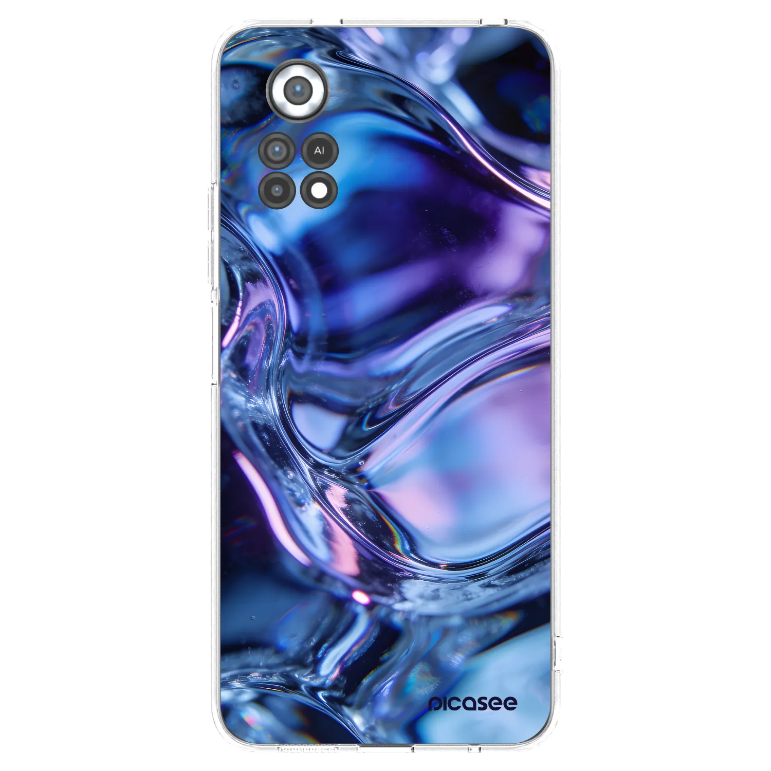 Picasee διαφανής θήκη σιλικόνης Xiaomi Poco X4 Pro 5G - Iris liquid