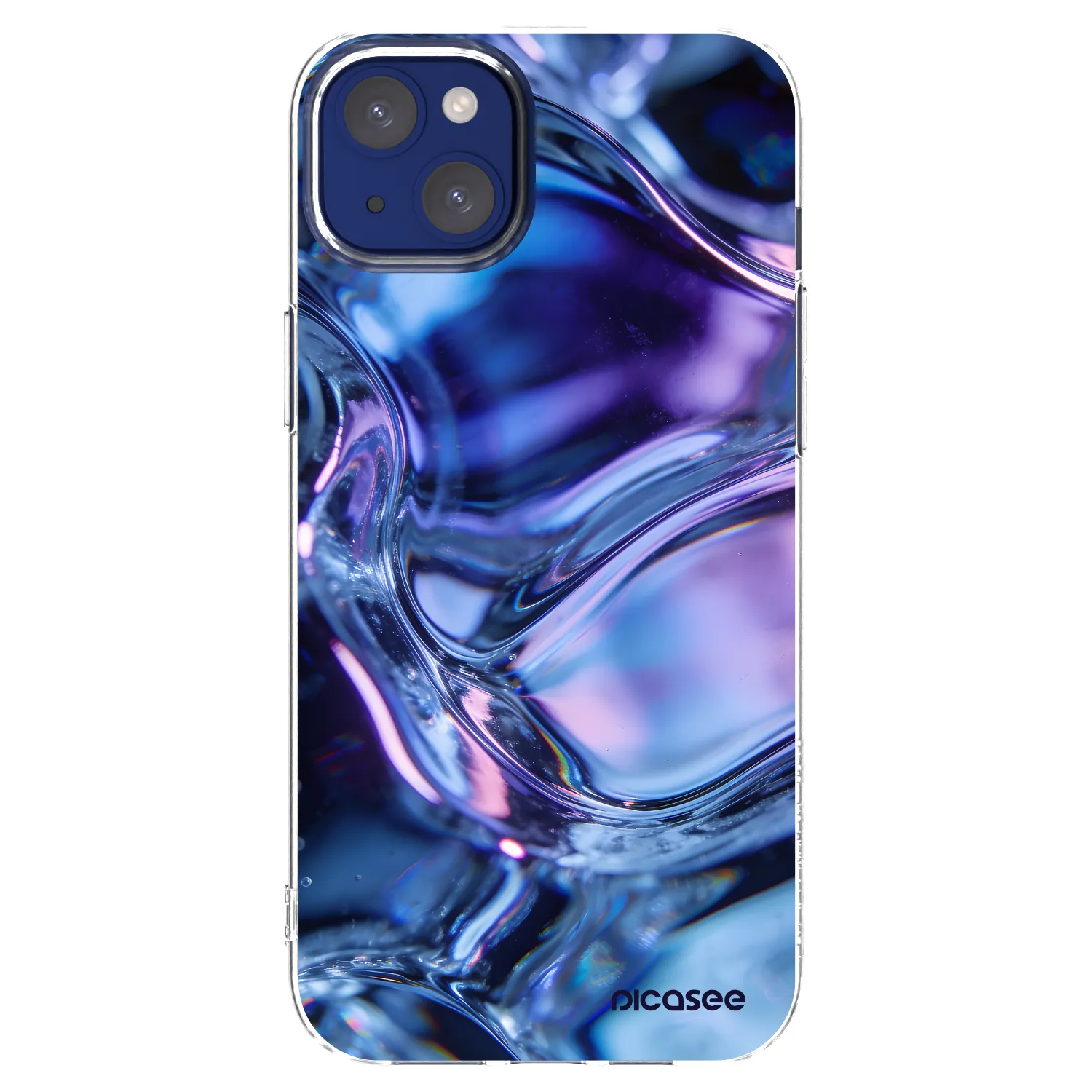 Picasee διαφανής θήκη σιλικόνης Apple iPhone 14 Plus - Iris liquid