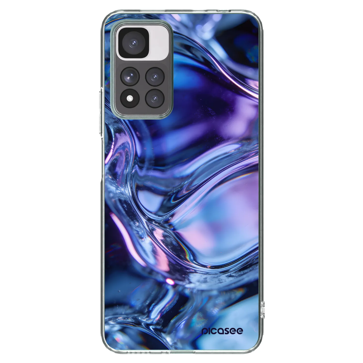 Picasee διαφανής θήκη σιλικόνης Xiaomi Redmi Note 11 Pro+ 5G - Iris liquid