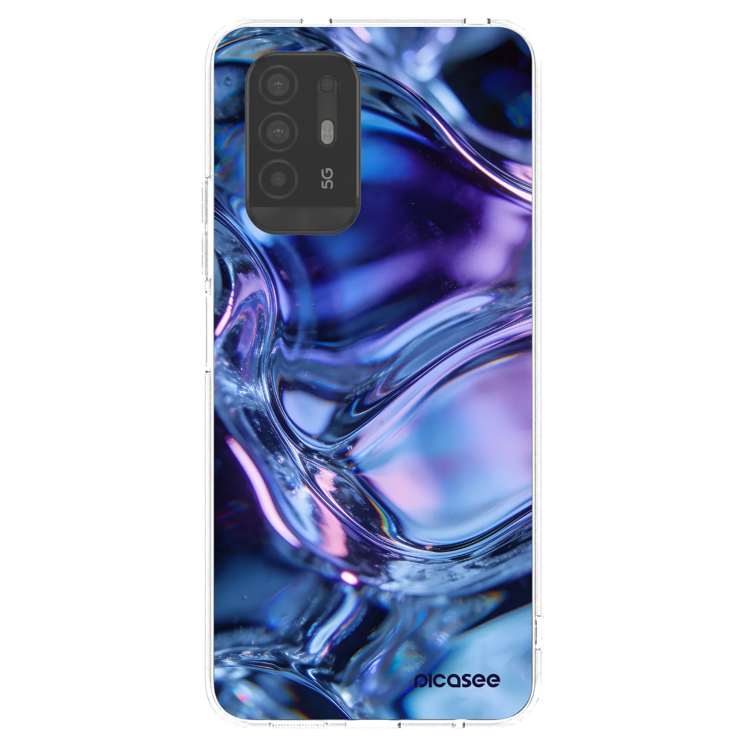 Picasee διαφανής θήκη σιλικόνης OPPO A94 5G - Iris liquid