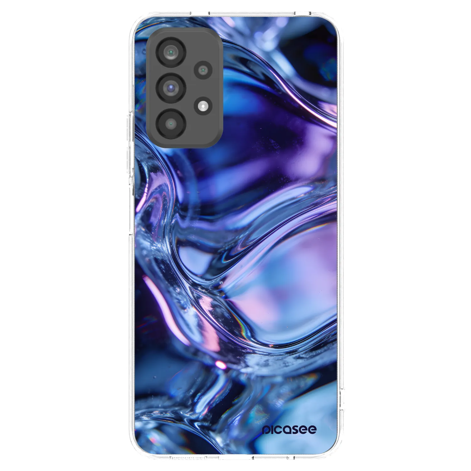 Picasee διαφανής θήκη σιλικόνης Samsung Galaxy A73 5G - Iris liquid