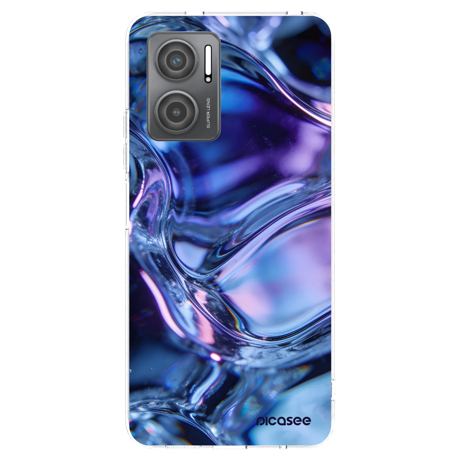 Picasee διαφανής θήκη σιλικόνης Xiaomi Redmi 10 5G - Iris liquid