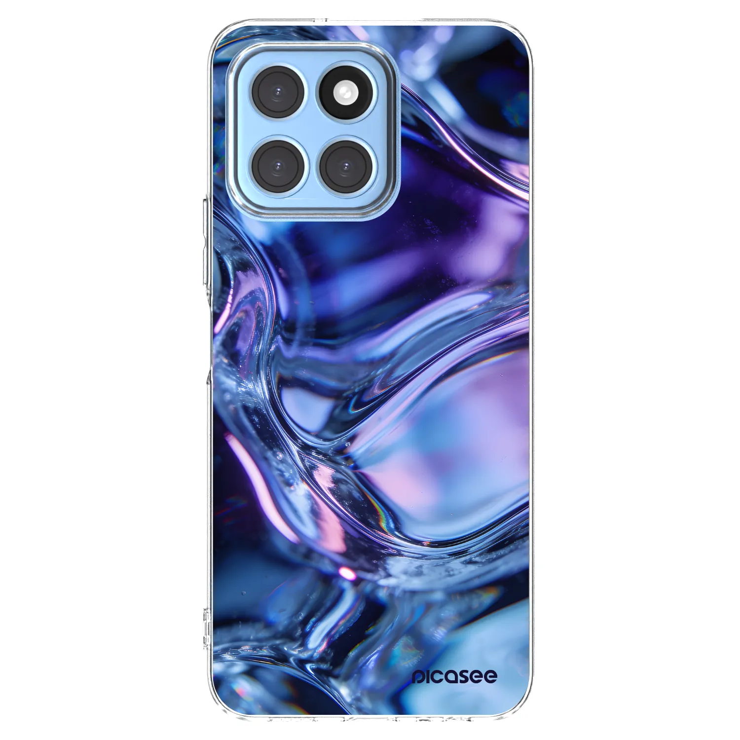 Picasee διαφανής θήκη σιλικόνης Honor X8 5G - Iris liquid