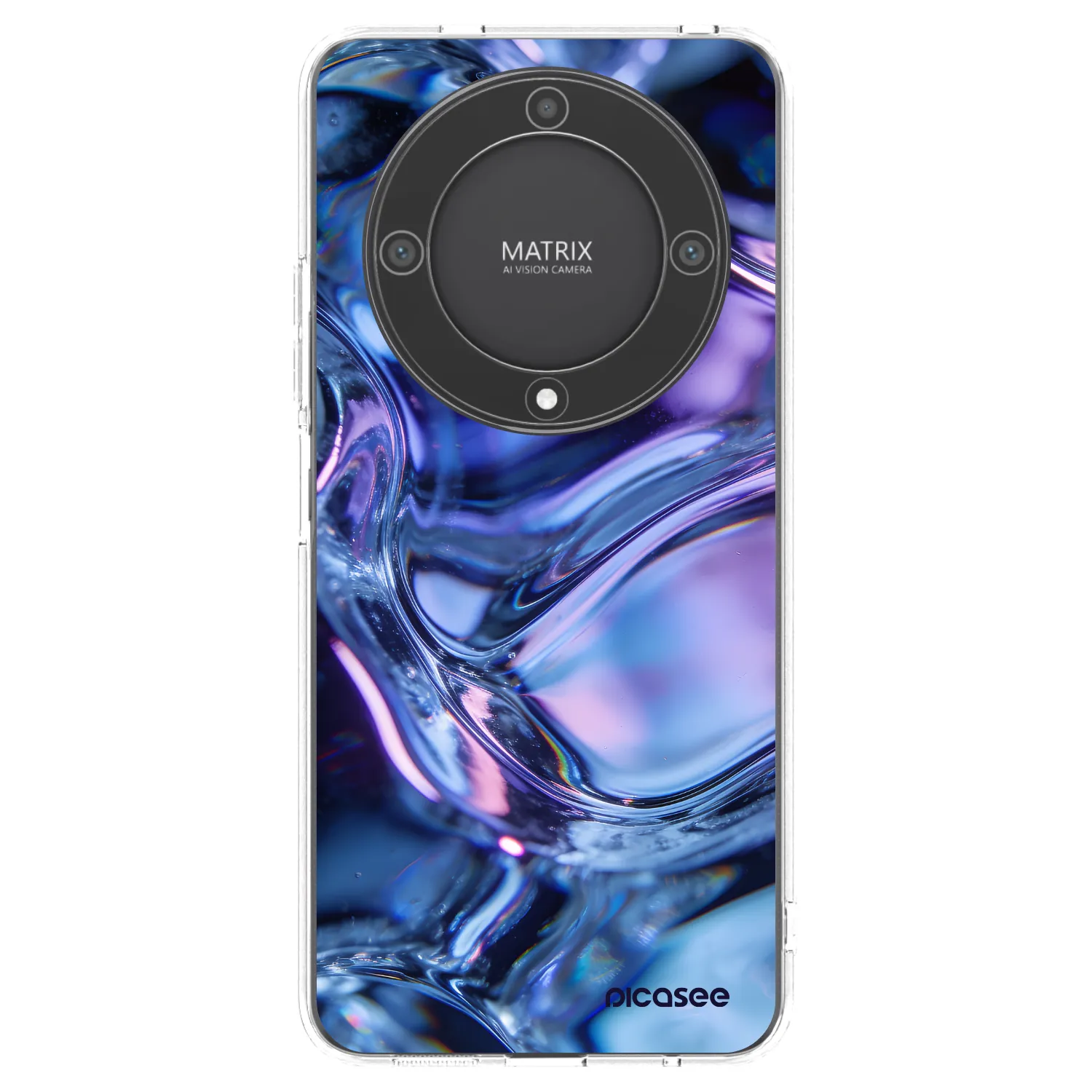 Picasee διαφανής θήκη σιλικόνης Honor Magic5 Lite 5G - Iris liquid