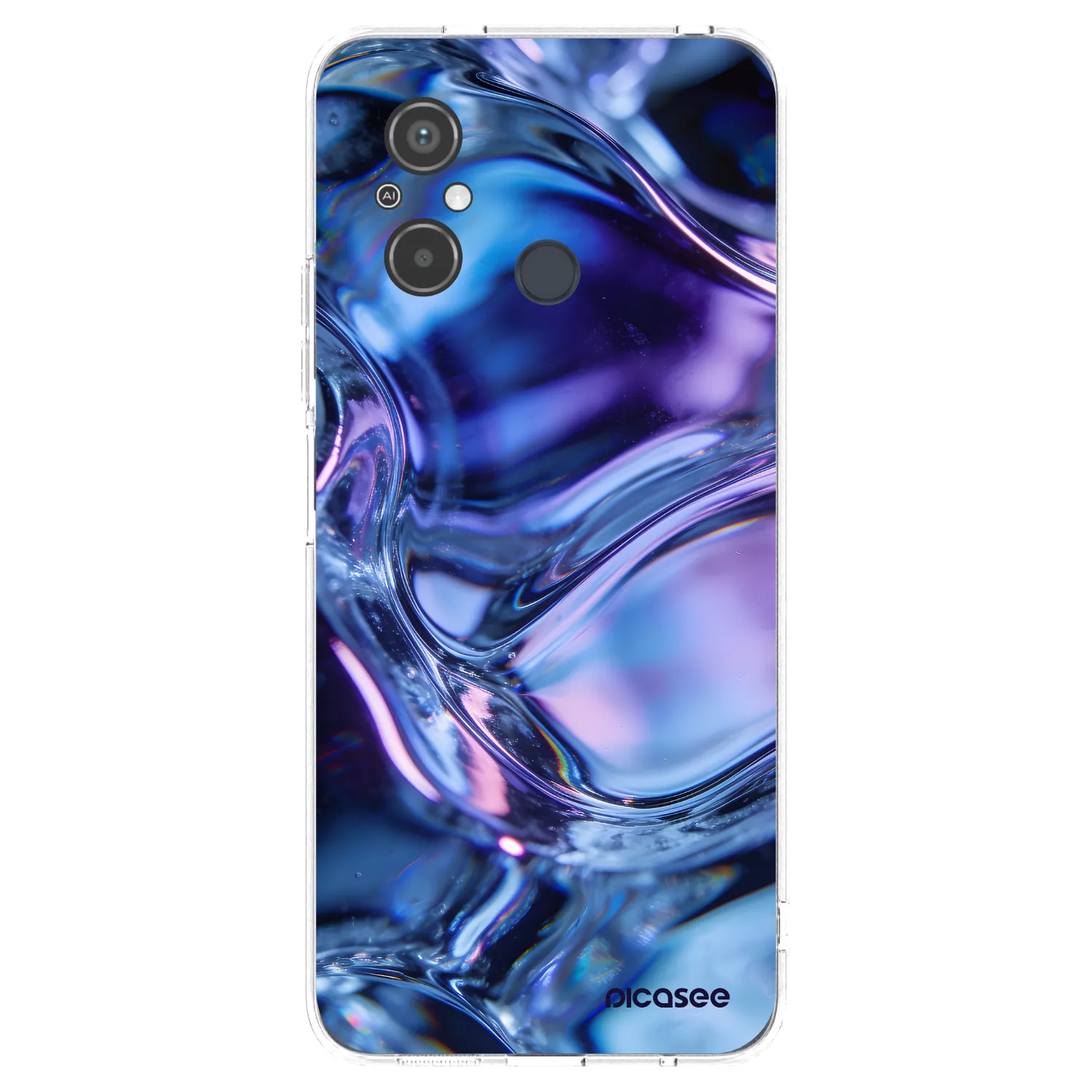 Picasee διαφανής θήκη σιλικόνης Xiaomi Redmi 12C - Iris liquid