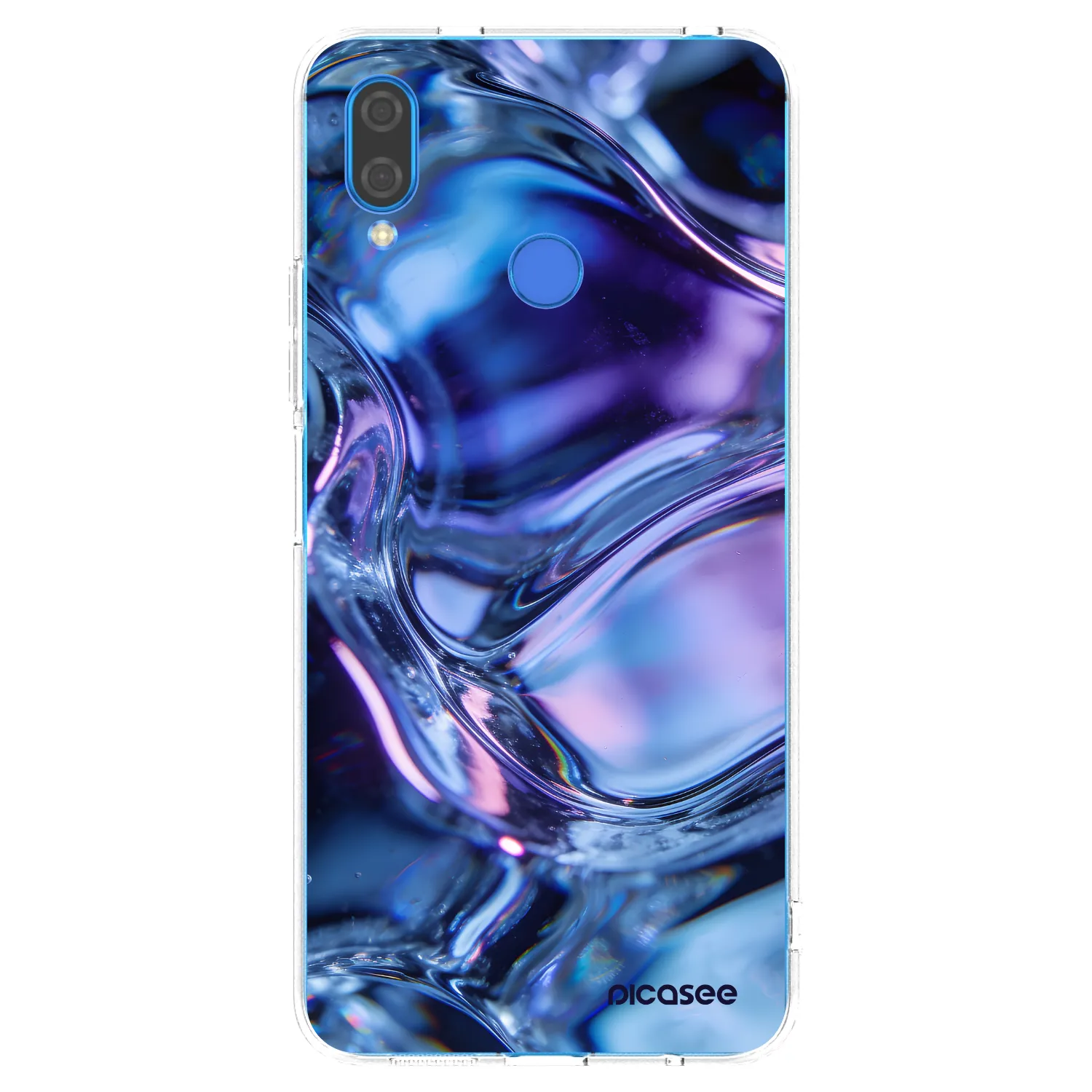 Picasee διαφανής θήκη σιλικόνης Huawei Nova 3 - Iris liquid