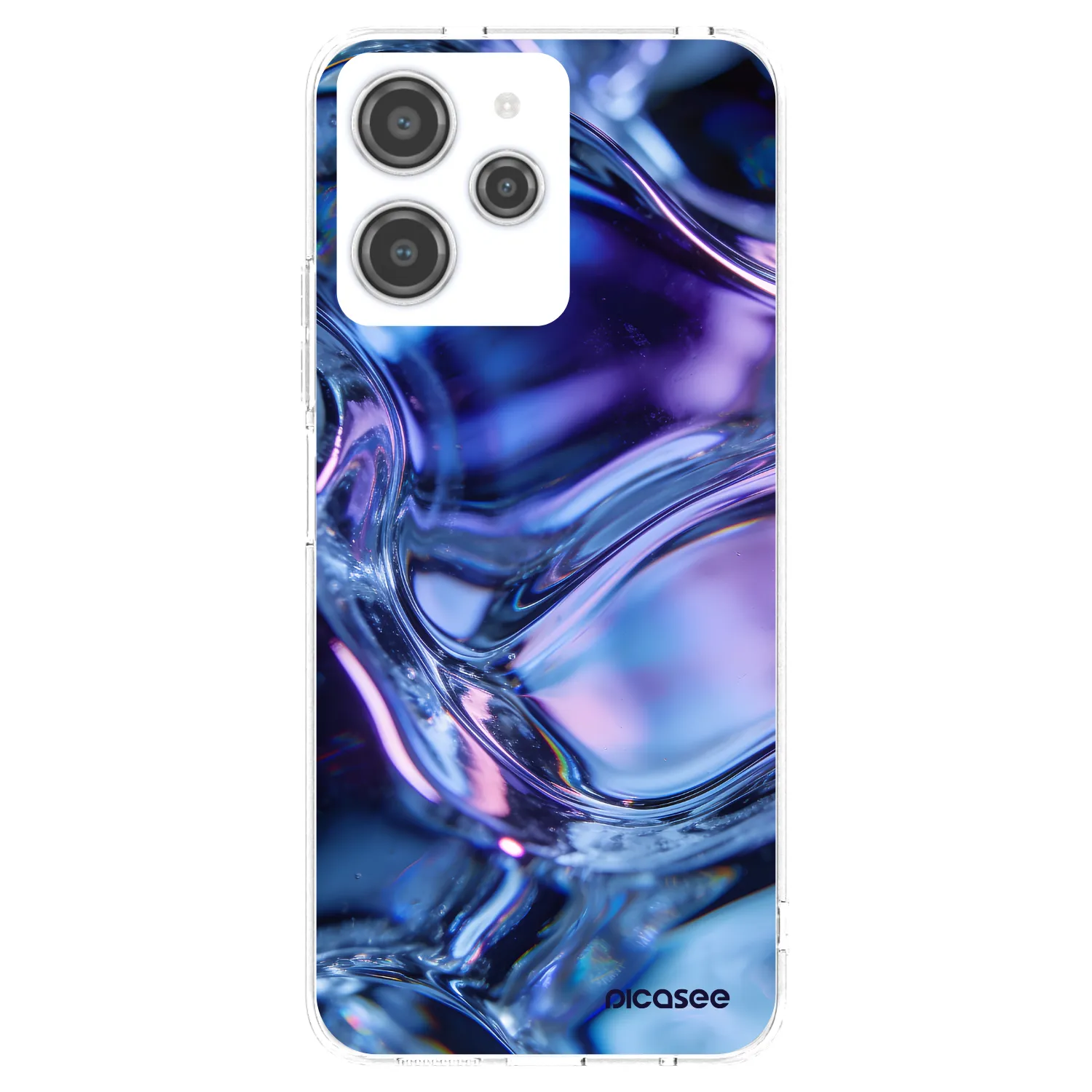 Picasee διαφανής θήκη σιλικόνης Xiaomi Redmi 12 4G - Iris liquid