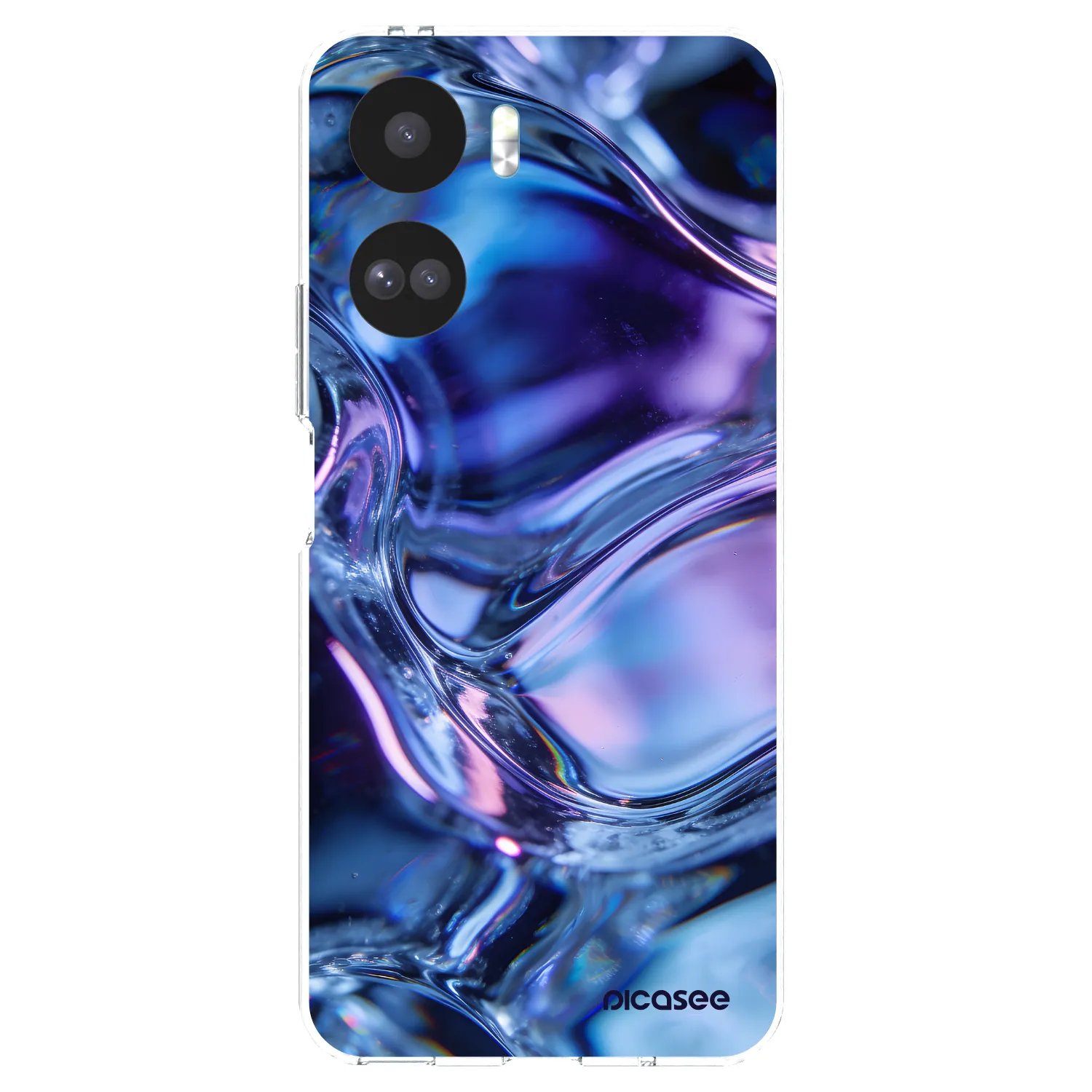 Picasee διαφανής θήκη σιλικόνης Honor 90 Lite 5G - Iris liquid
