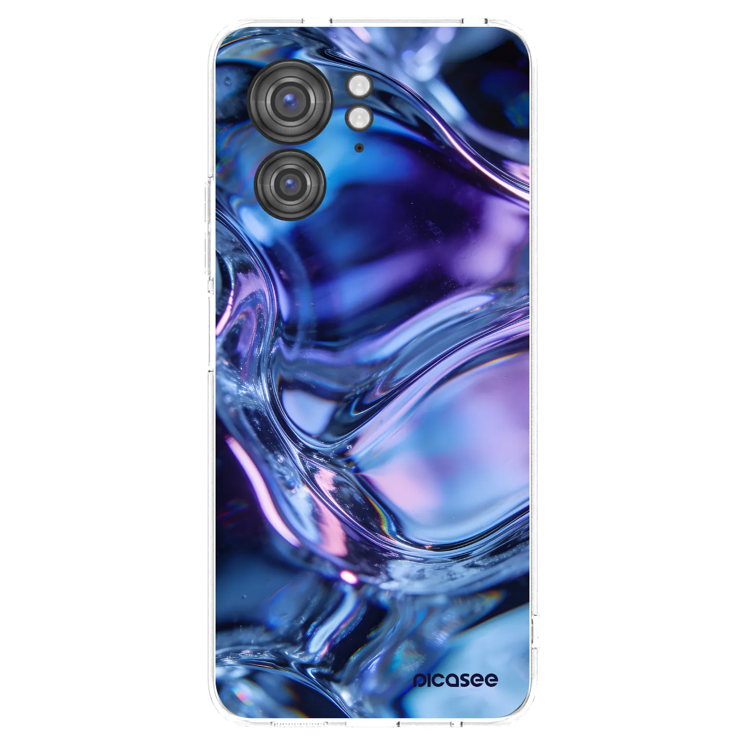 Picasee διαφανής θήκη σιλικόνης Motorola Edge 40 - Iris liquid