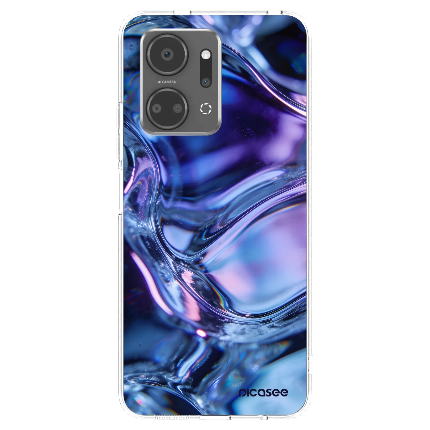 Picasee διαφανής θήκη σιλικόνης Honor X7a - Iris liquid