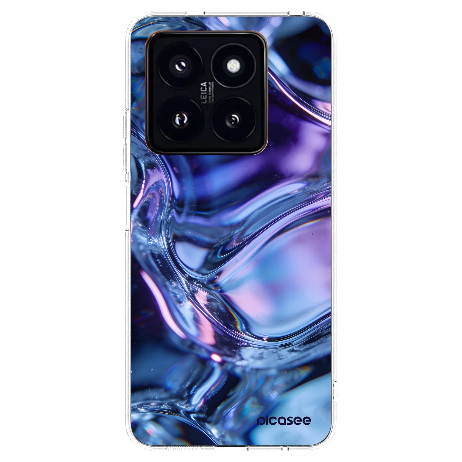 Picasee διαφανής θήκη σιλικόνης Xiaomi 14 Pro - Iris liquid