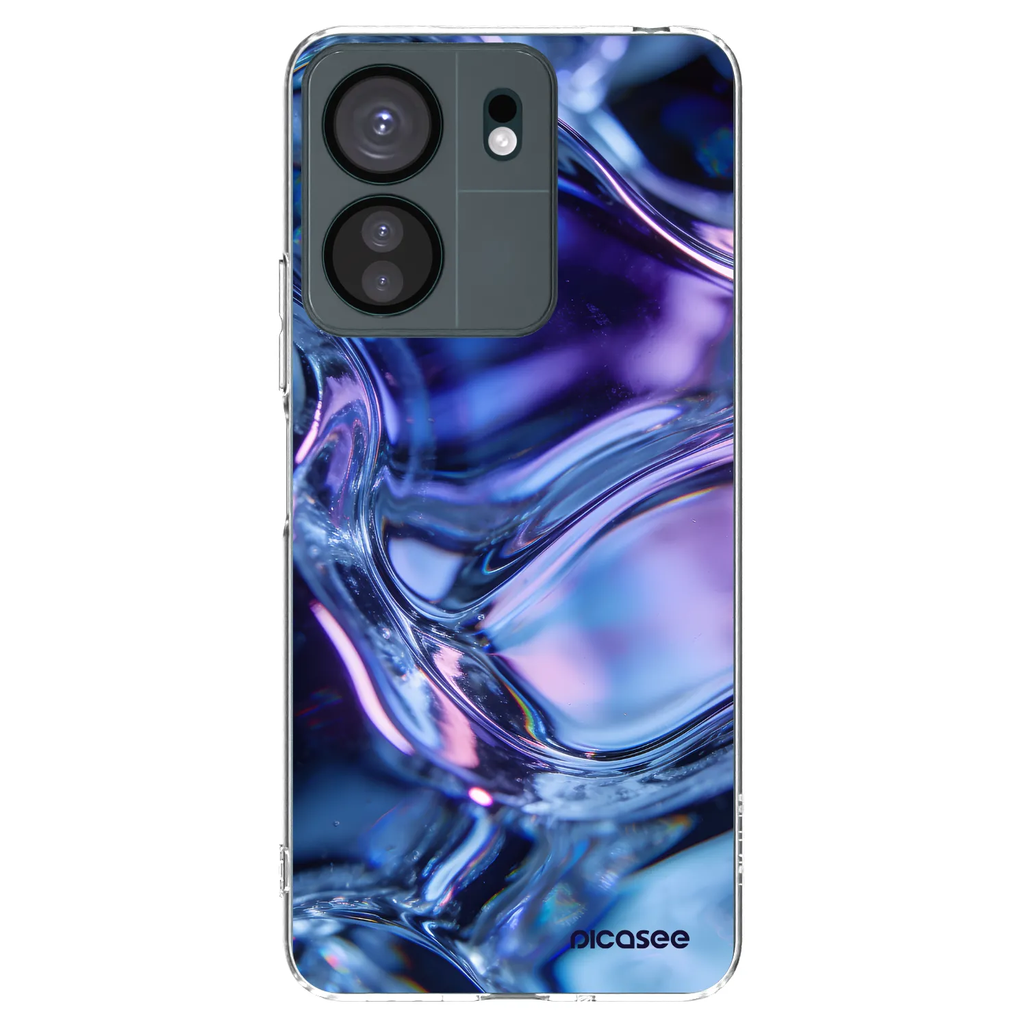 Picasee διαφανής θήκη σιλικόνης Xiaomi Redmi 13C 4G - Iris liquid