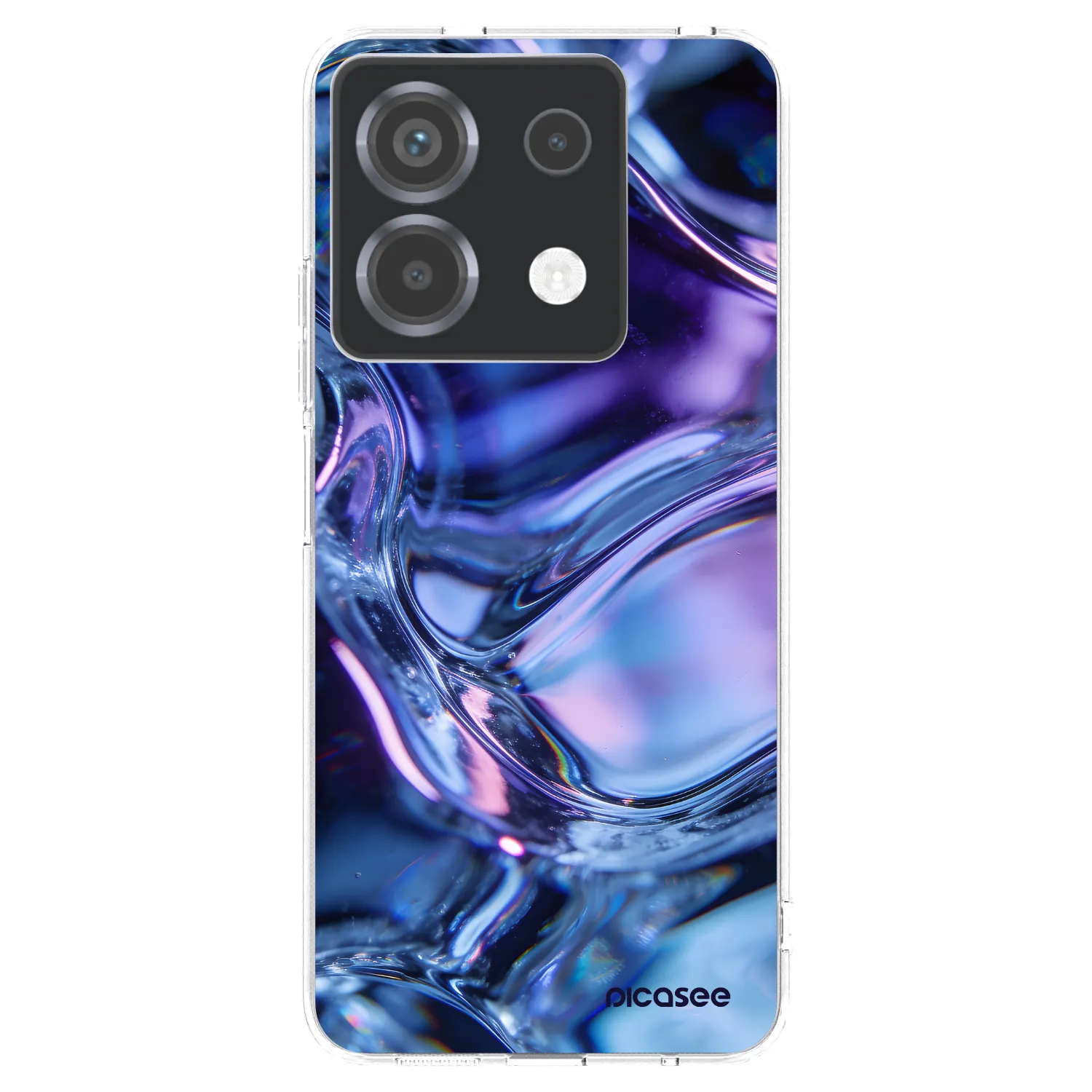 Picasee διαφανής θήκη σιλικόνης Xiaomi Poco X6 - Iris liquid