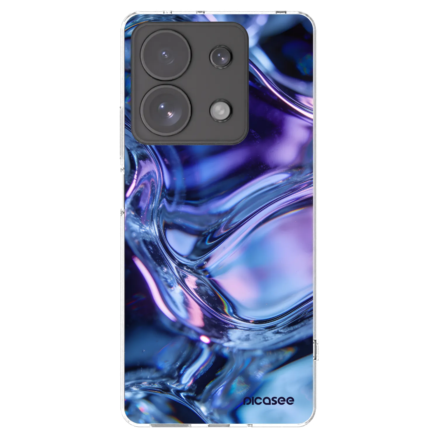 Picasee διαφανής θήκη σιλικόνης Xiaomi Redmi Note 13 Pro 4G - Iris liquid