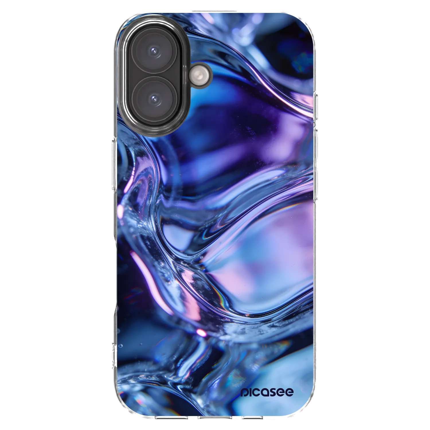 Picasee διαφανής θήκη σιλικόνης Apple iPhone 16 - Iris liquid
