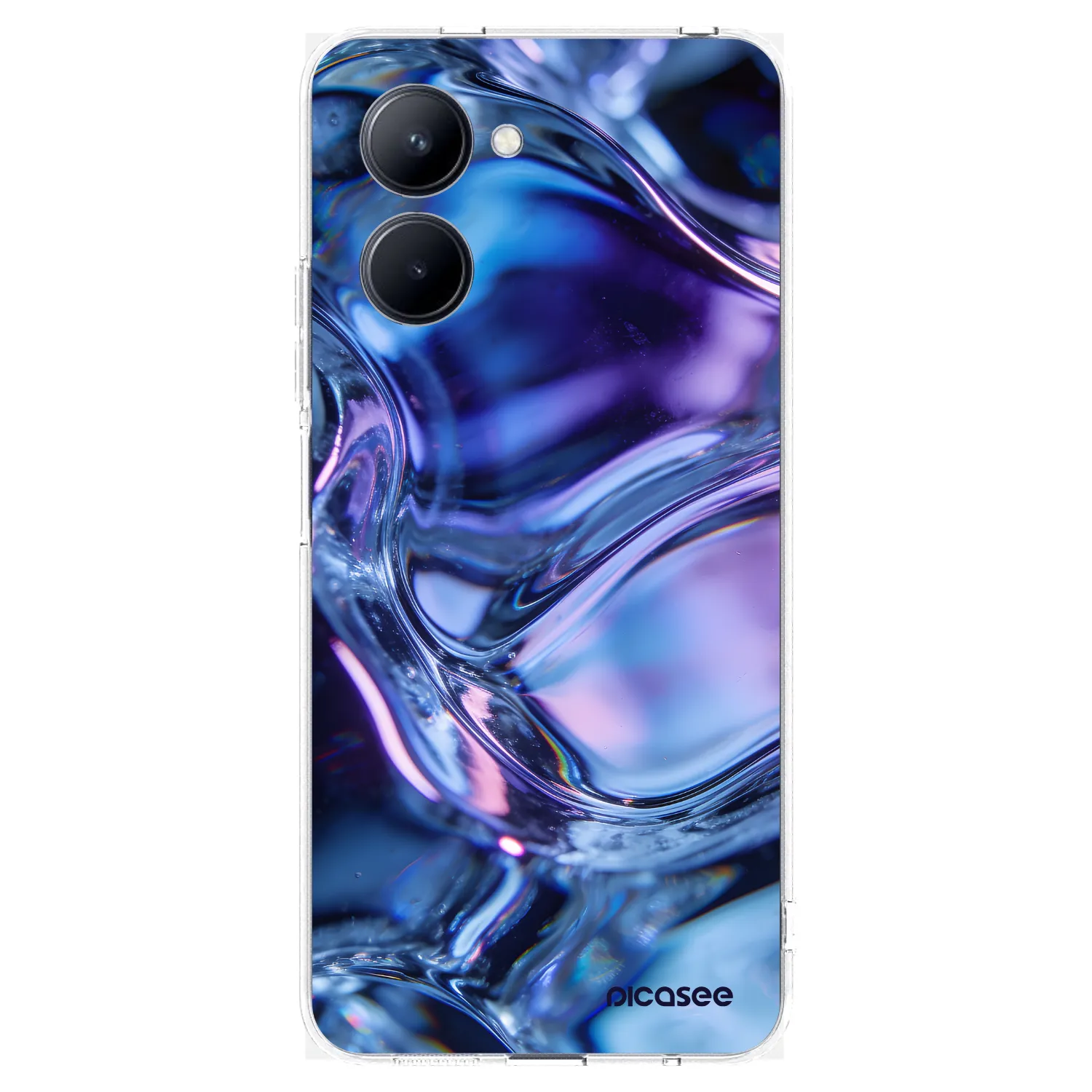 Picasee διαφανής θήκη σιλικόνης Realme C33 (2023) - Iris liquid