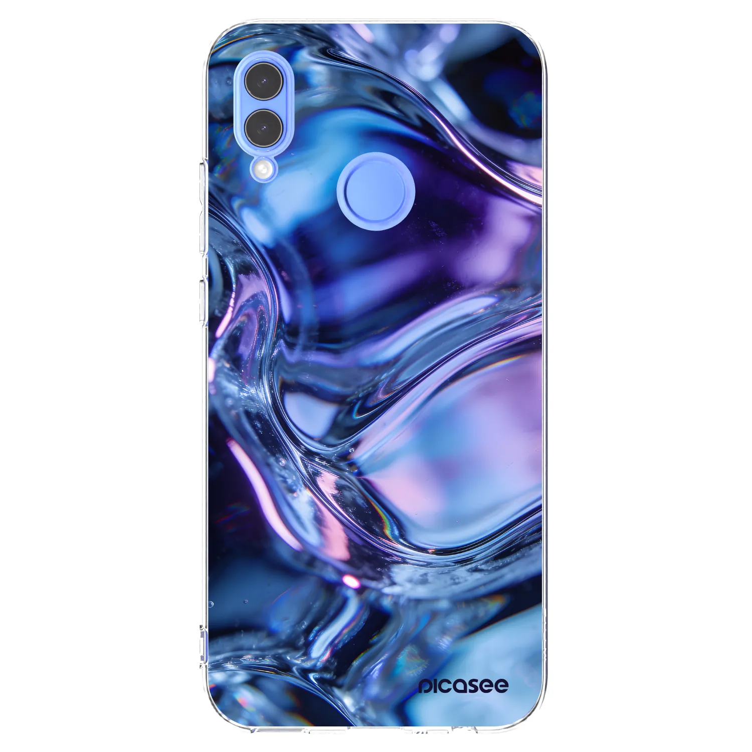 Picasee διαφανής θήκη σιλικόνης Huawei P Smart 2019 - Iris liquid