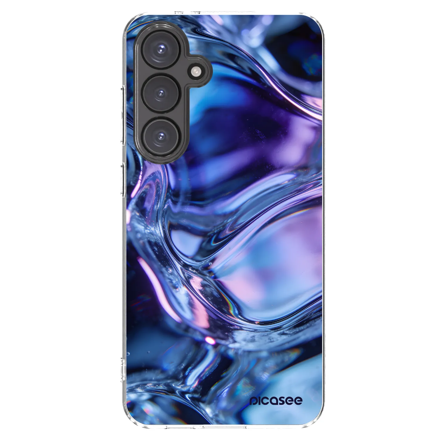 Picasee διαφανής θήκη σιλικόνης Samsung Galaxy S24 FE S721B - Iris liquid
