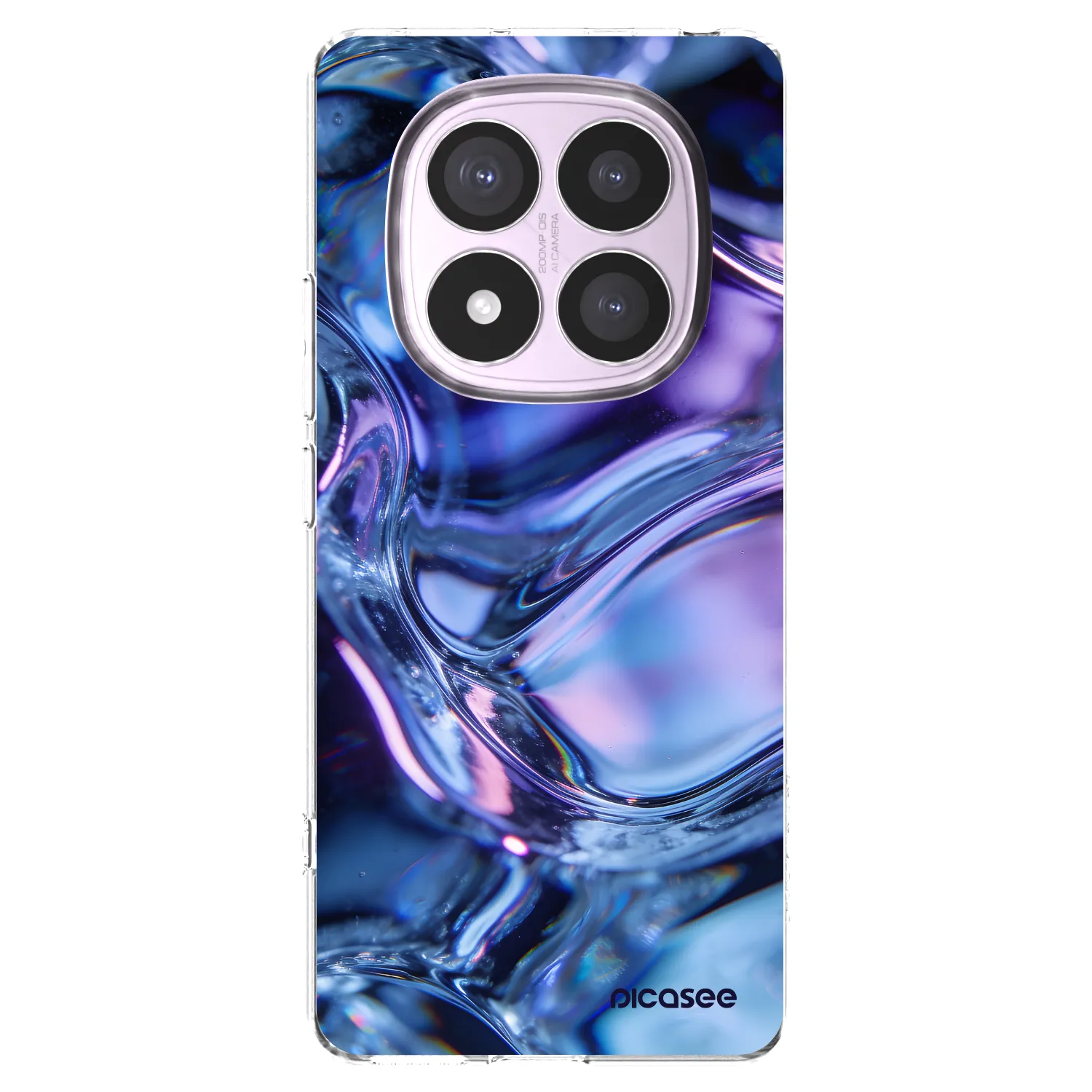 Picasee διαφανής θήκη σιλικόνης Xiaomi Redmi Note 14 Pro 5G - Iris liquid