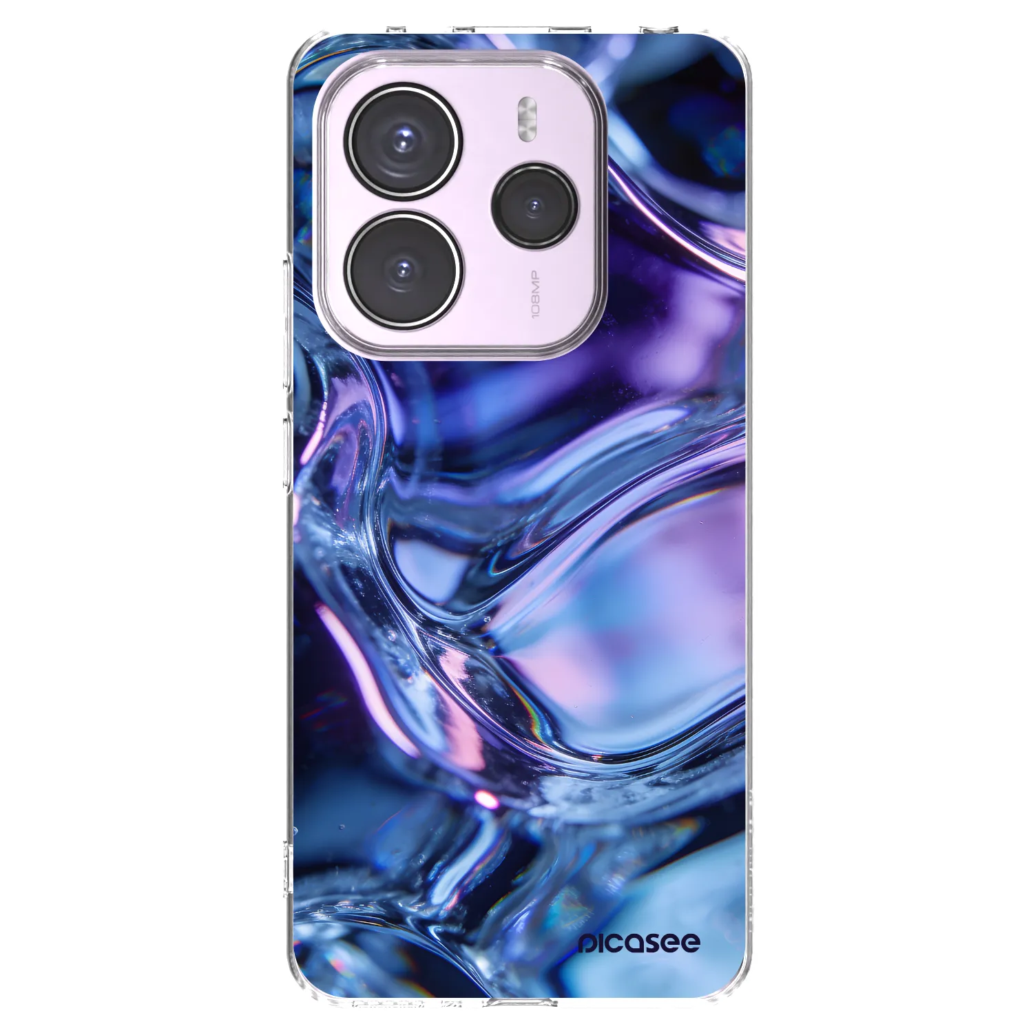 Picasee διαφανής θήκη σιλικόνης Xiaomi Redmi Note 14 5G - Iris liquid