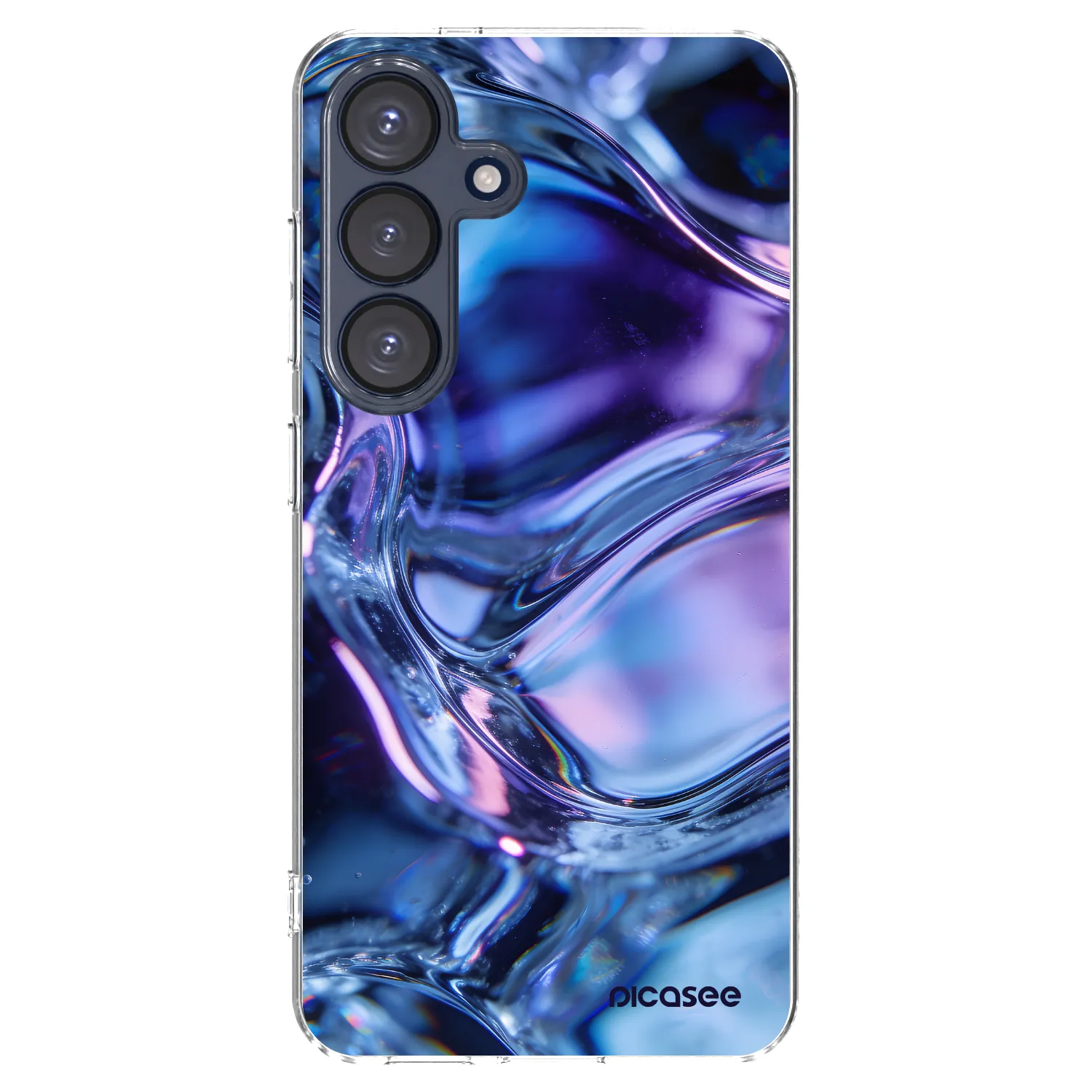 Picasee διαφανής θήκη σιλικόνης Samsung Galaxy S25 5G - Iris liquid