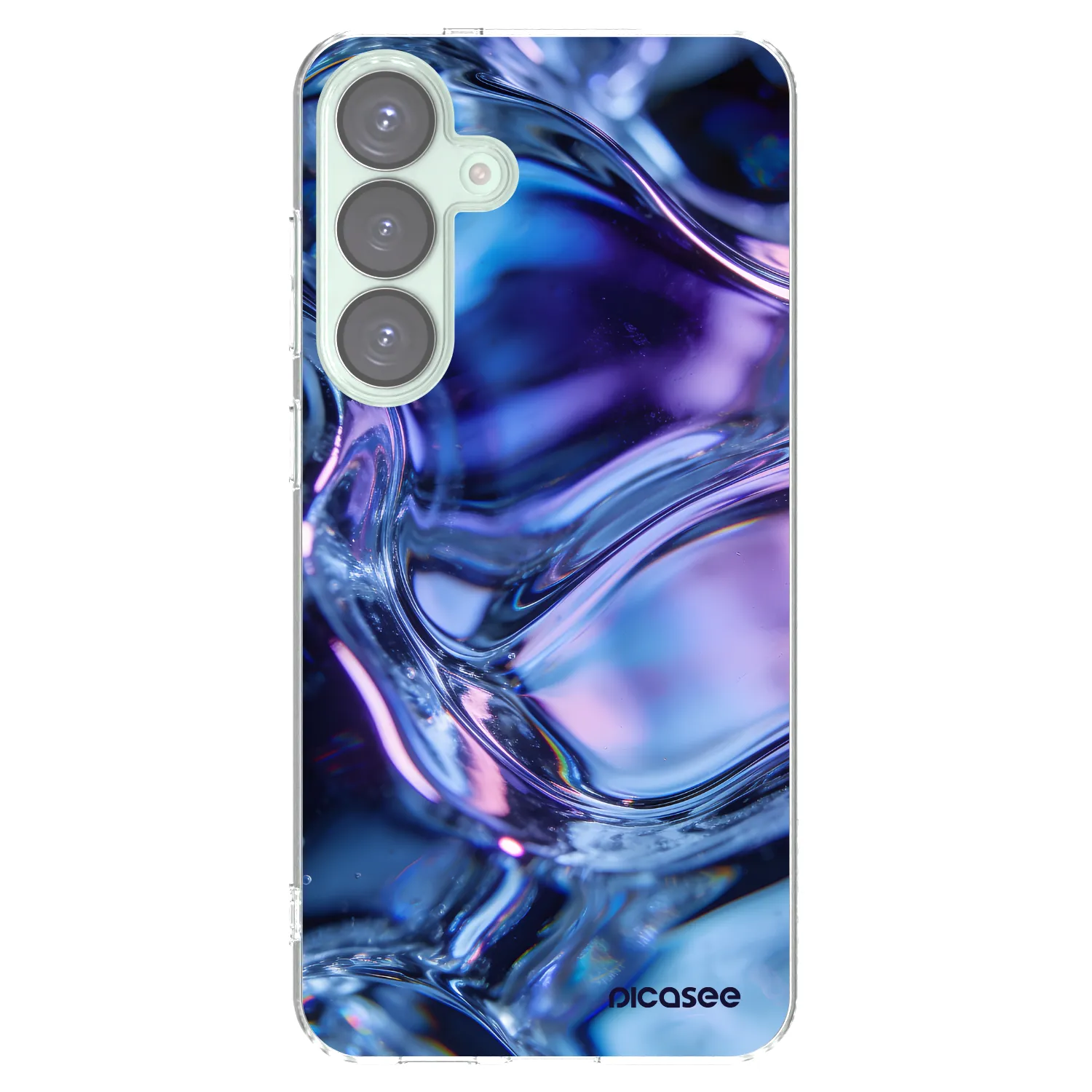 Picasee διαφανής θήκη σιλικόνης Samsung Galaxy S25+ 5G - Iris liquid