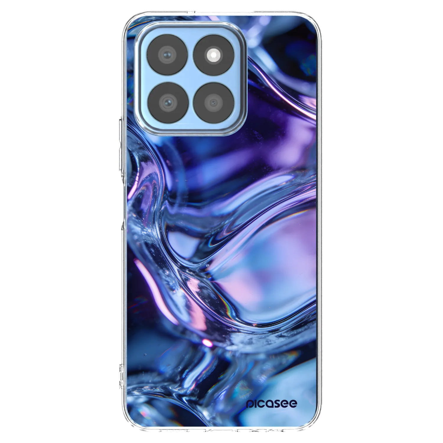 Picasee διαφανής θήκη σιλικόνης Honor X8c - Iris liquid